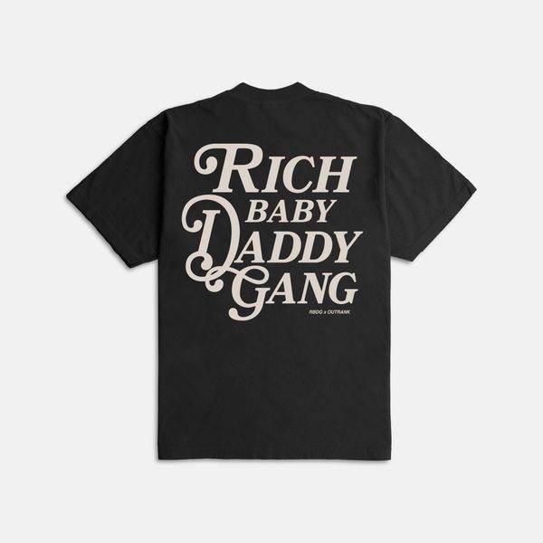 RBDG  Premium Heavyweight T-shirt - Black/Ivory