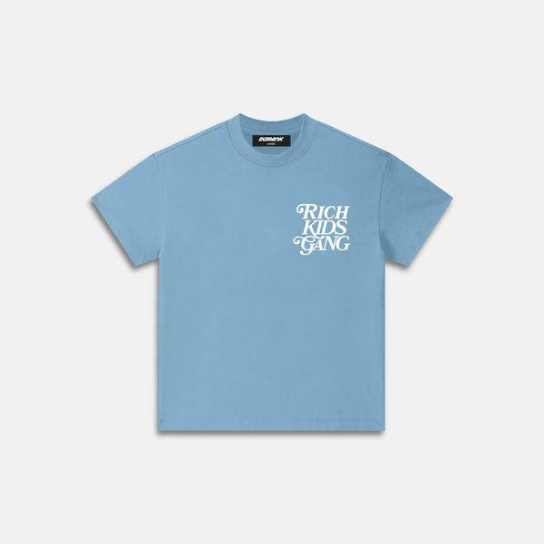 Rich Kids Gang Youth T-shirt  - Light Blue