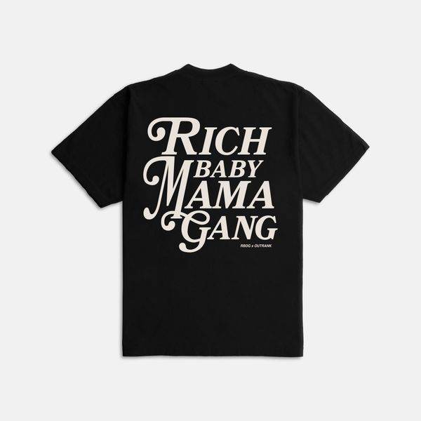 Rich Baby Mama Gang Ultra Heavyweight T-shirt Black
