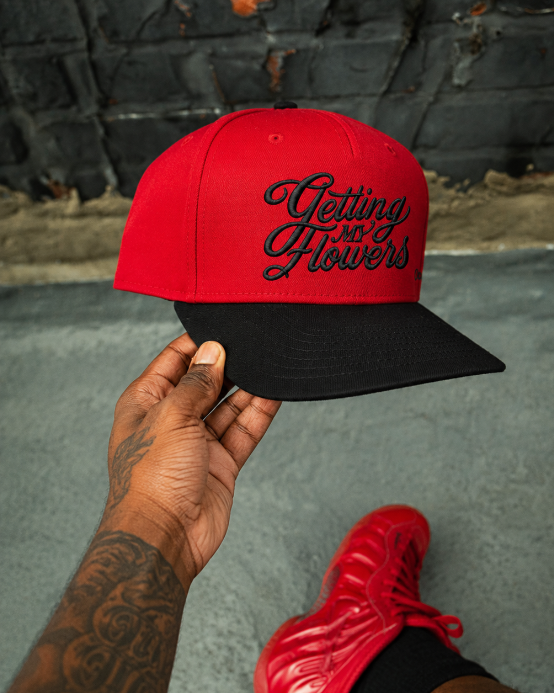 Getting My Flowers Embroidered Snapback