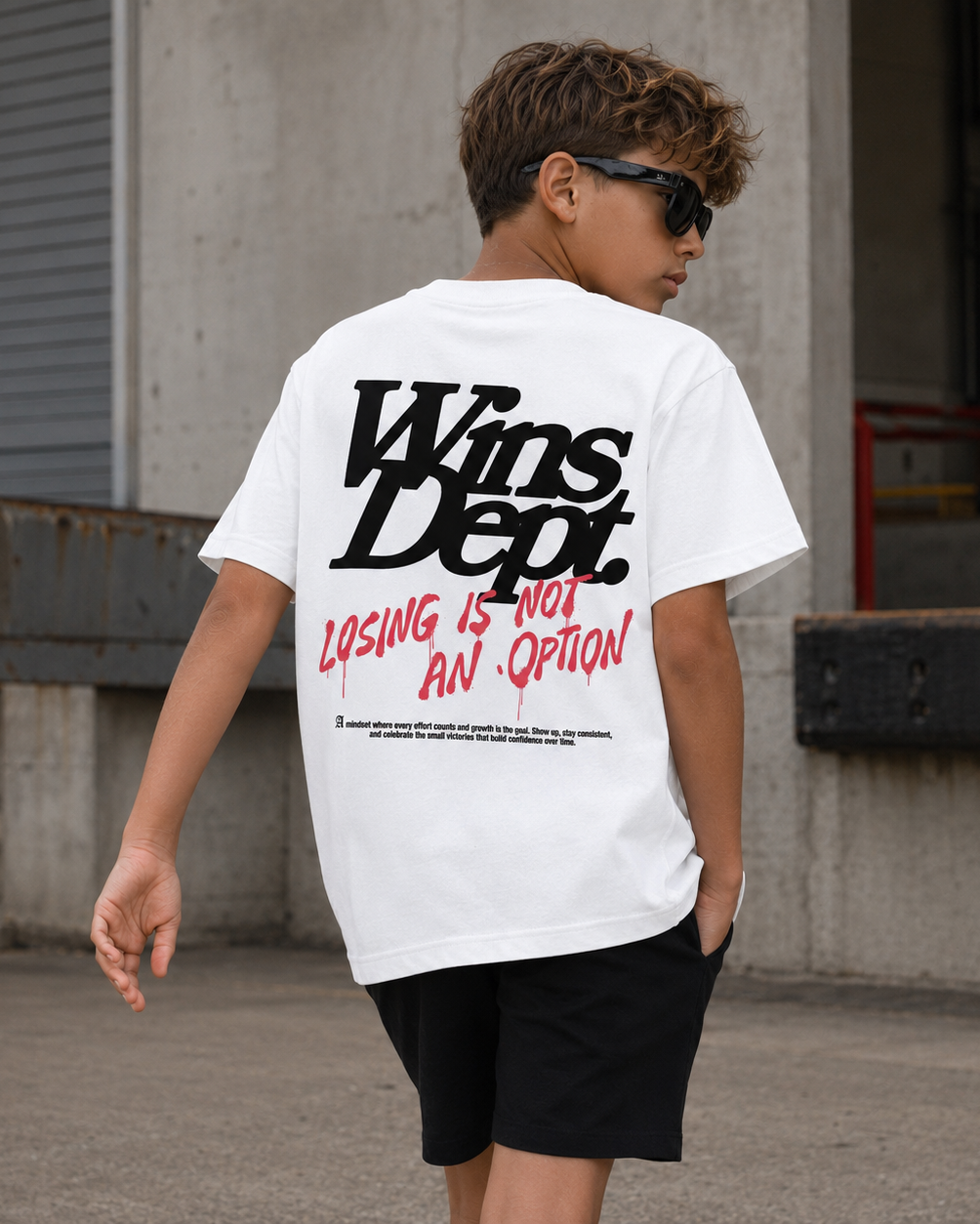 Wins Dept. Youth T-shirt - White