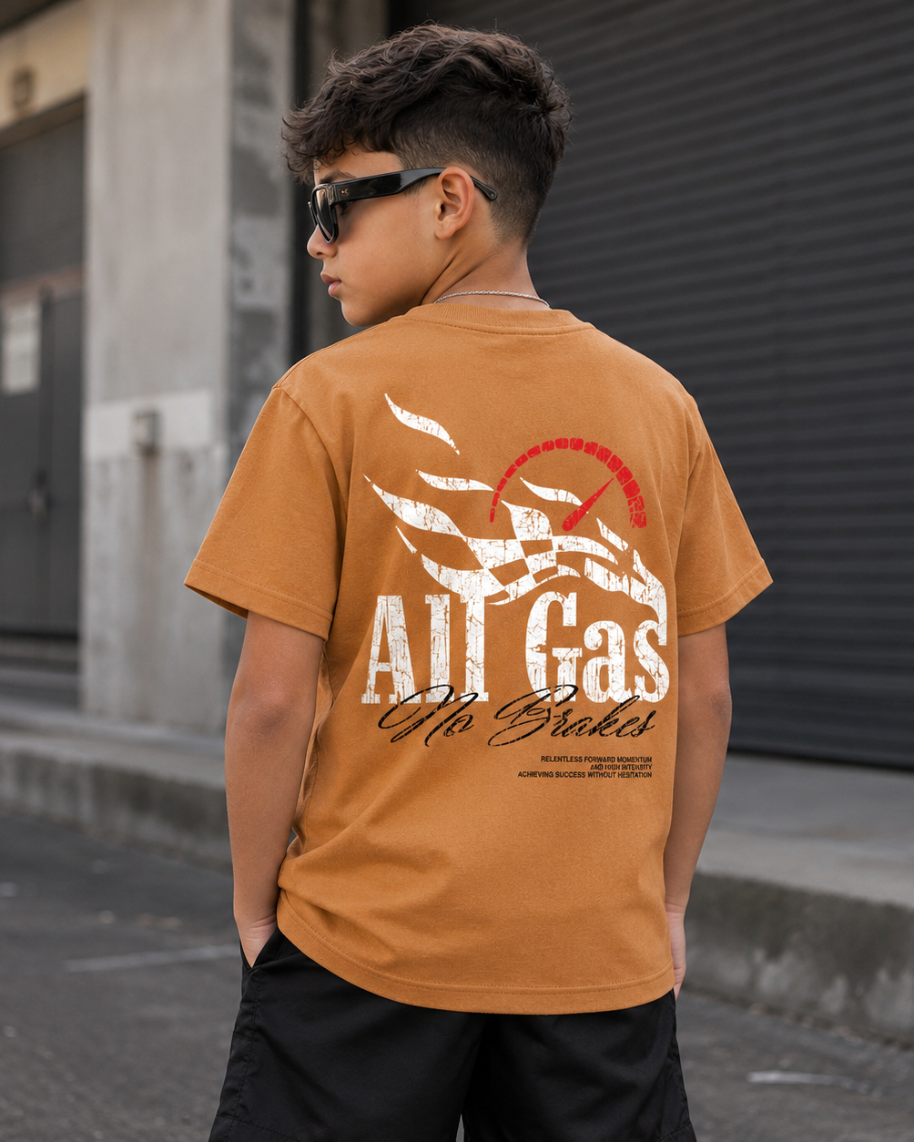 All Gas Youth T-shirt - Toast