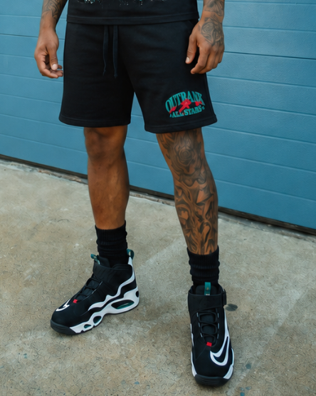 Outrank All Stars Embroidered Short
