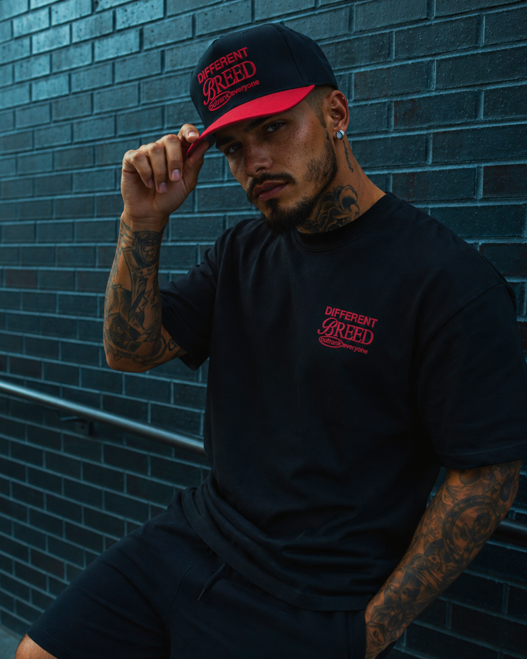 Different Breed Embroidered Ultra Heavyweight T-shirt