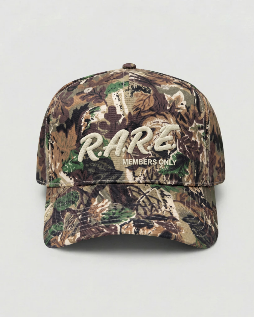 R.A.R.E Embroidered Snapback - CAMO