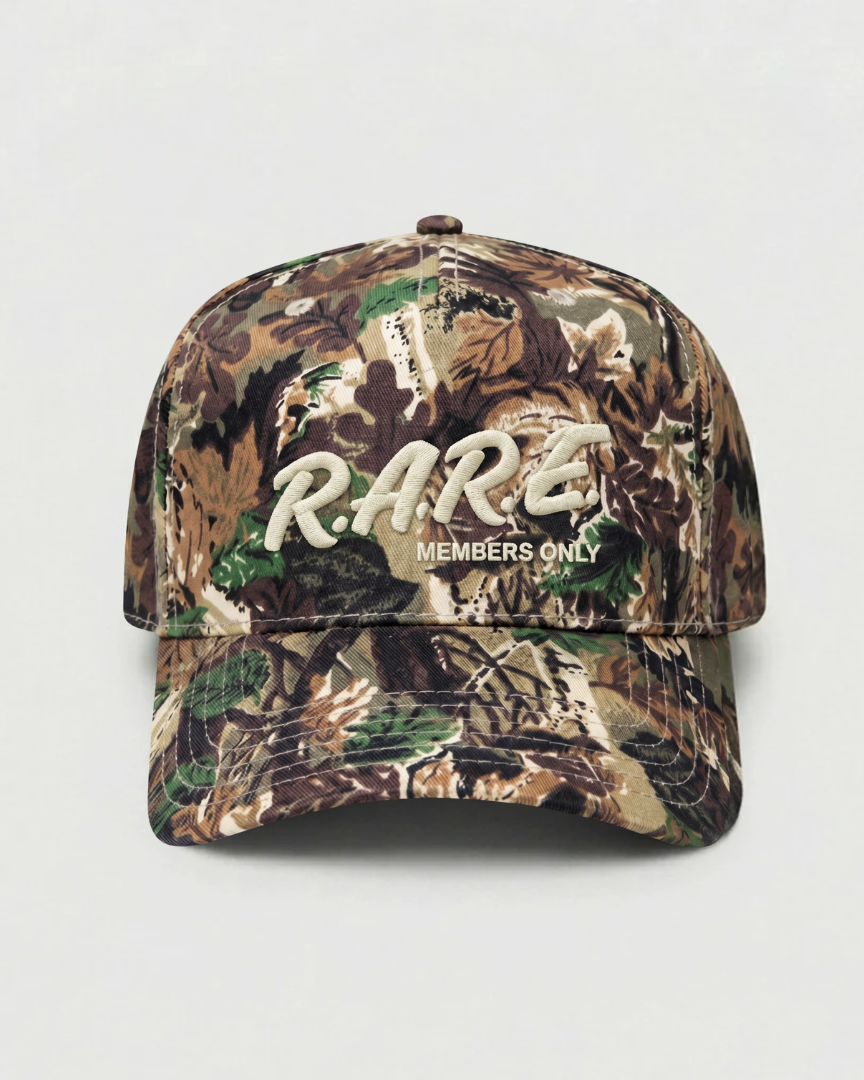 R.A.R.E Embroidered Snapback - CAMO