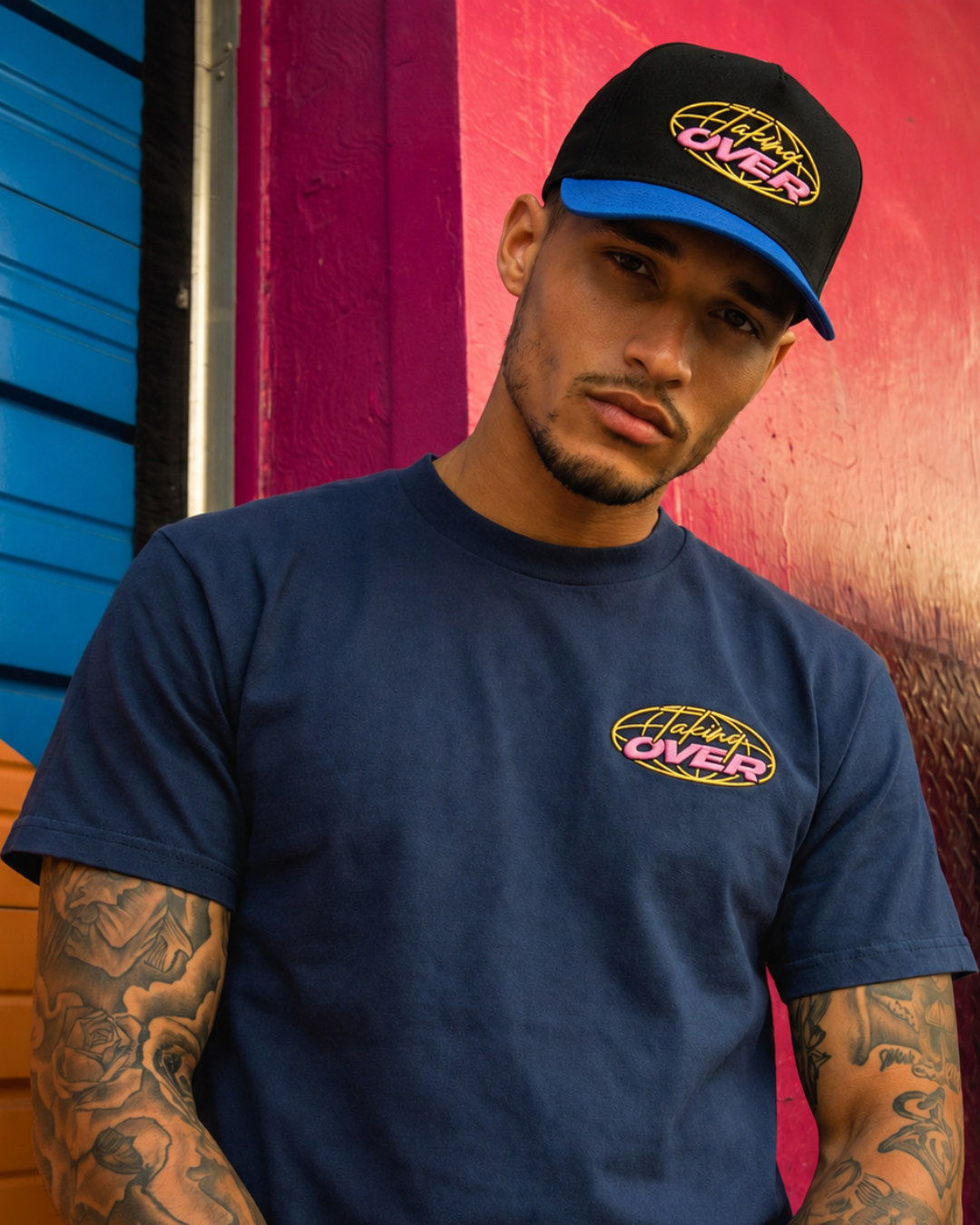 Taking Over Embroidered Ultra Heavyweight T-shirt