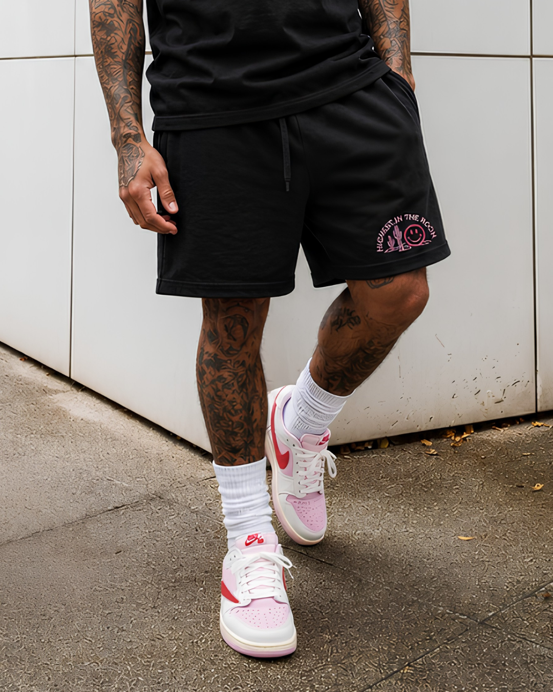 Highest In The Room Embroidered Short
