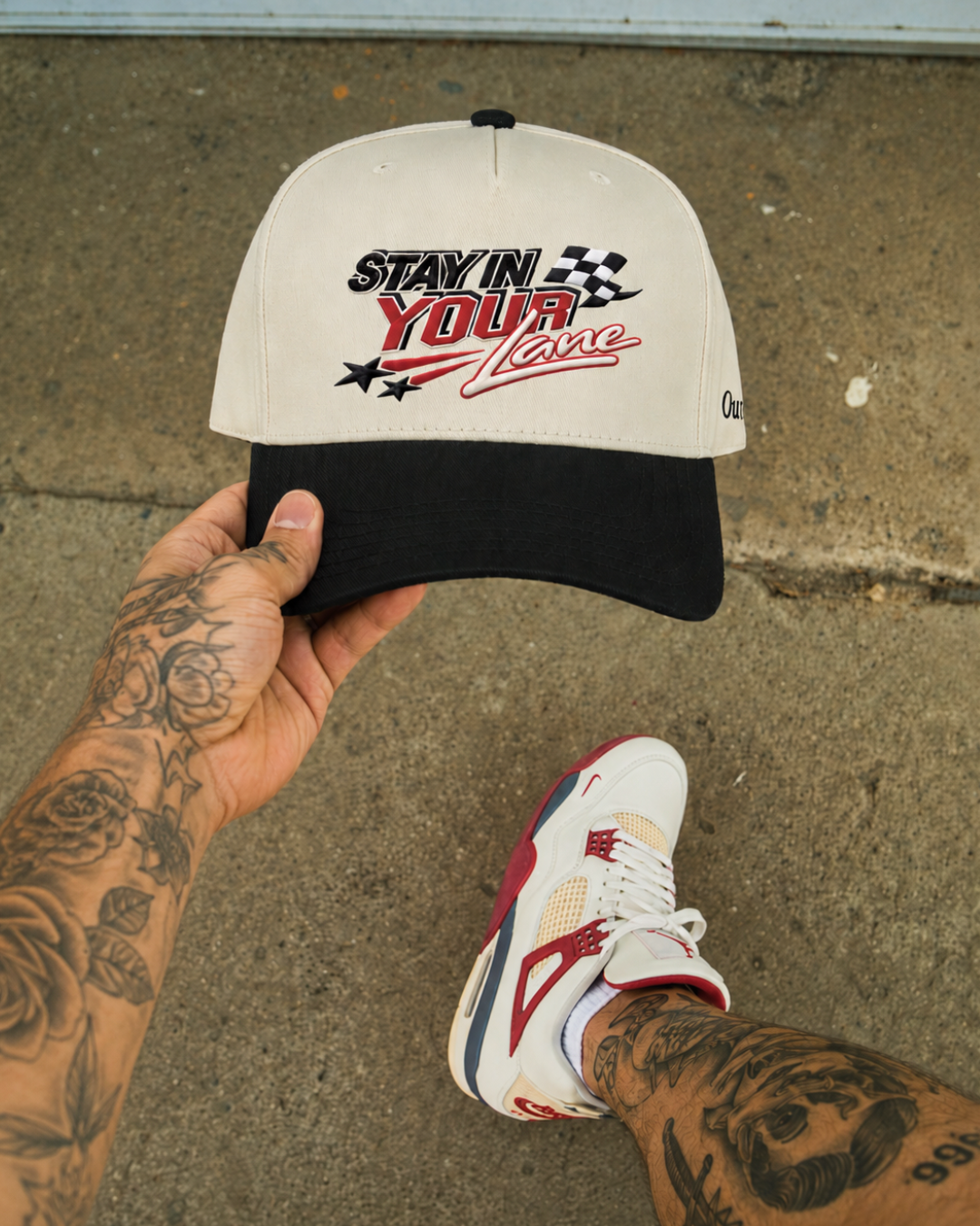 Stay In Your Lane Embroidered Snapback
