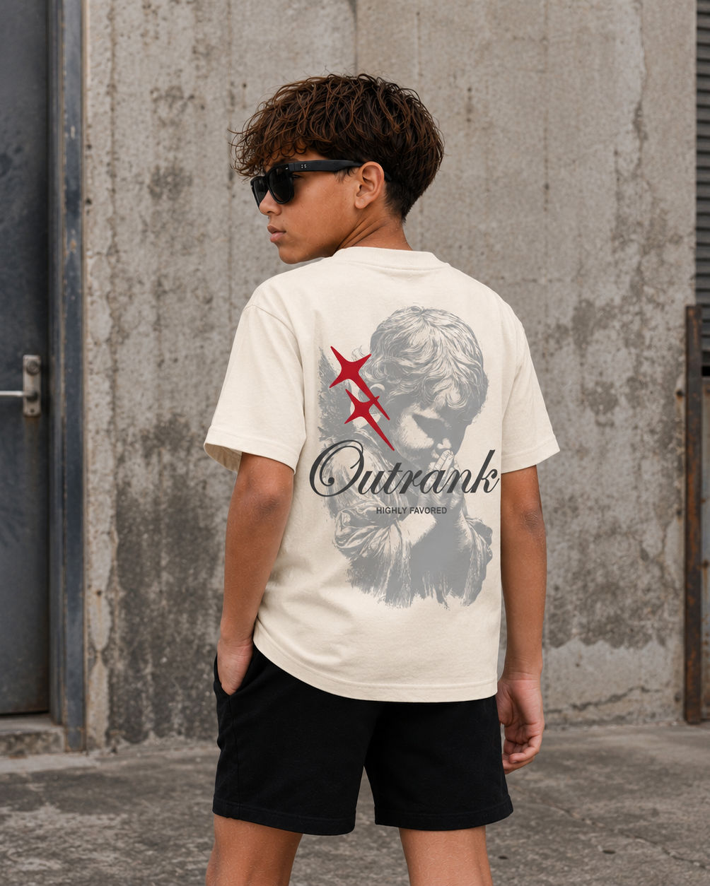 Highly Favored Youth T-shirt - Natural