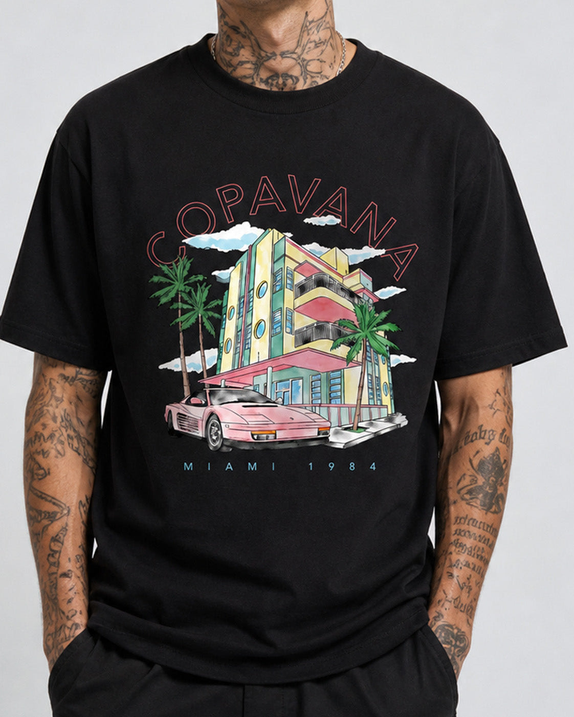 Miami T-Shirt - Pirate Black