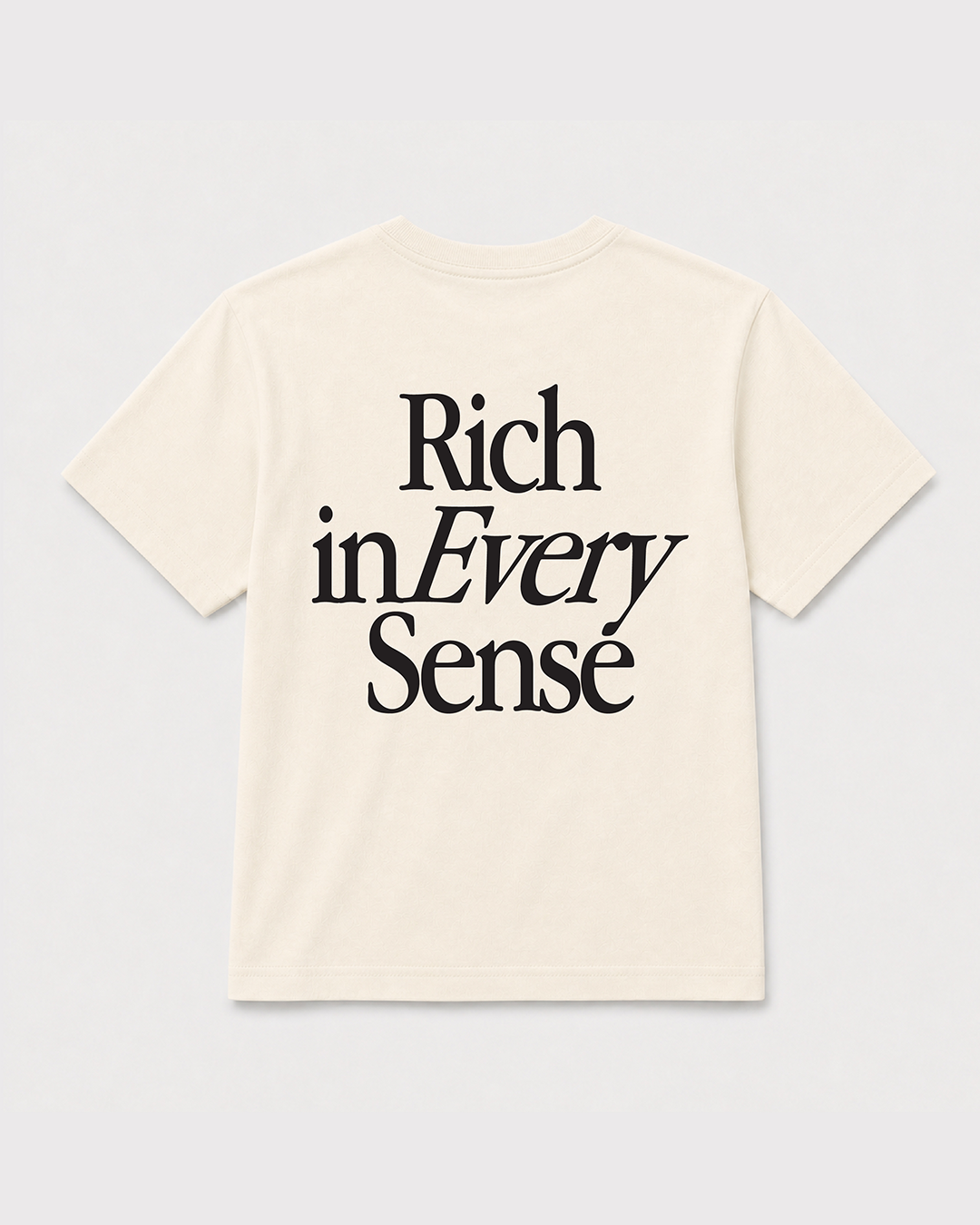 Born Rich Youth T-shirt - Natural