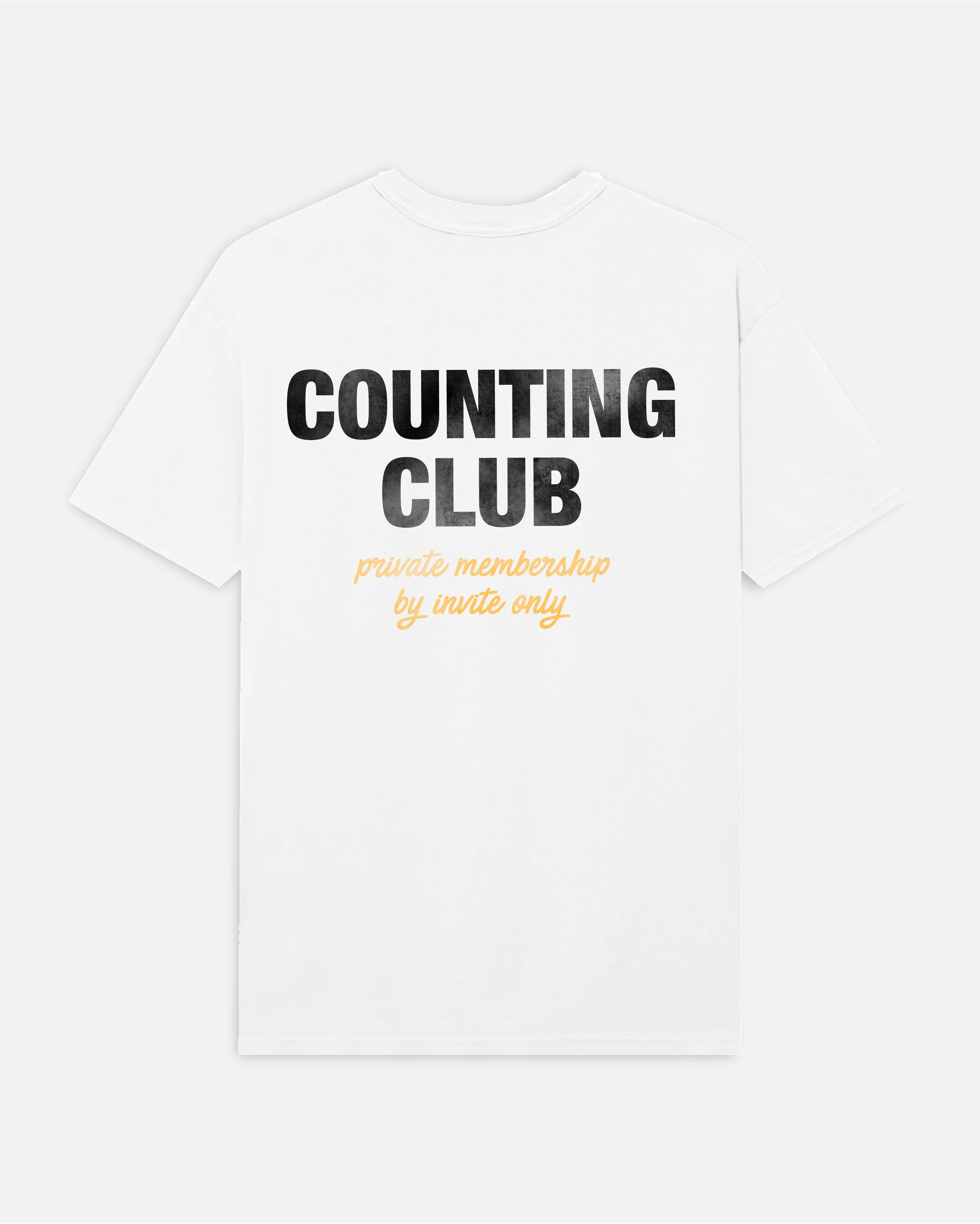 Counting Club T-Shirt - White