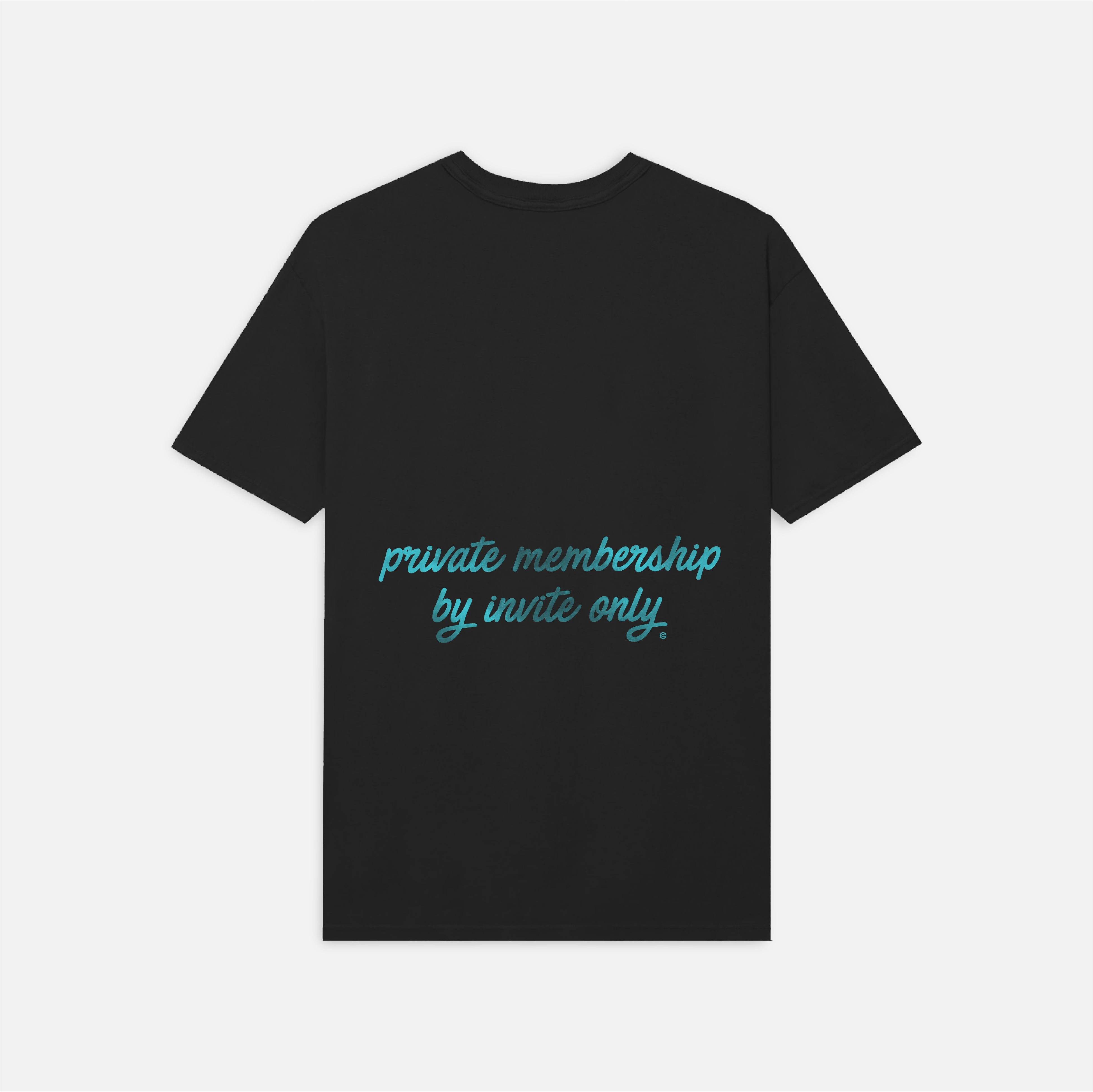 Private Membership T-Shirt - Black