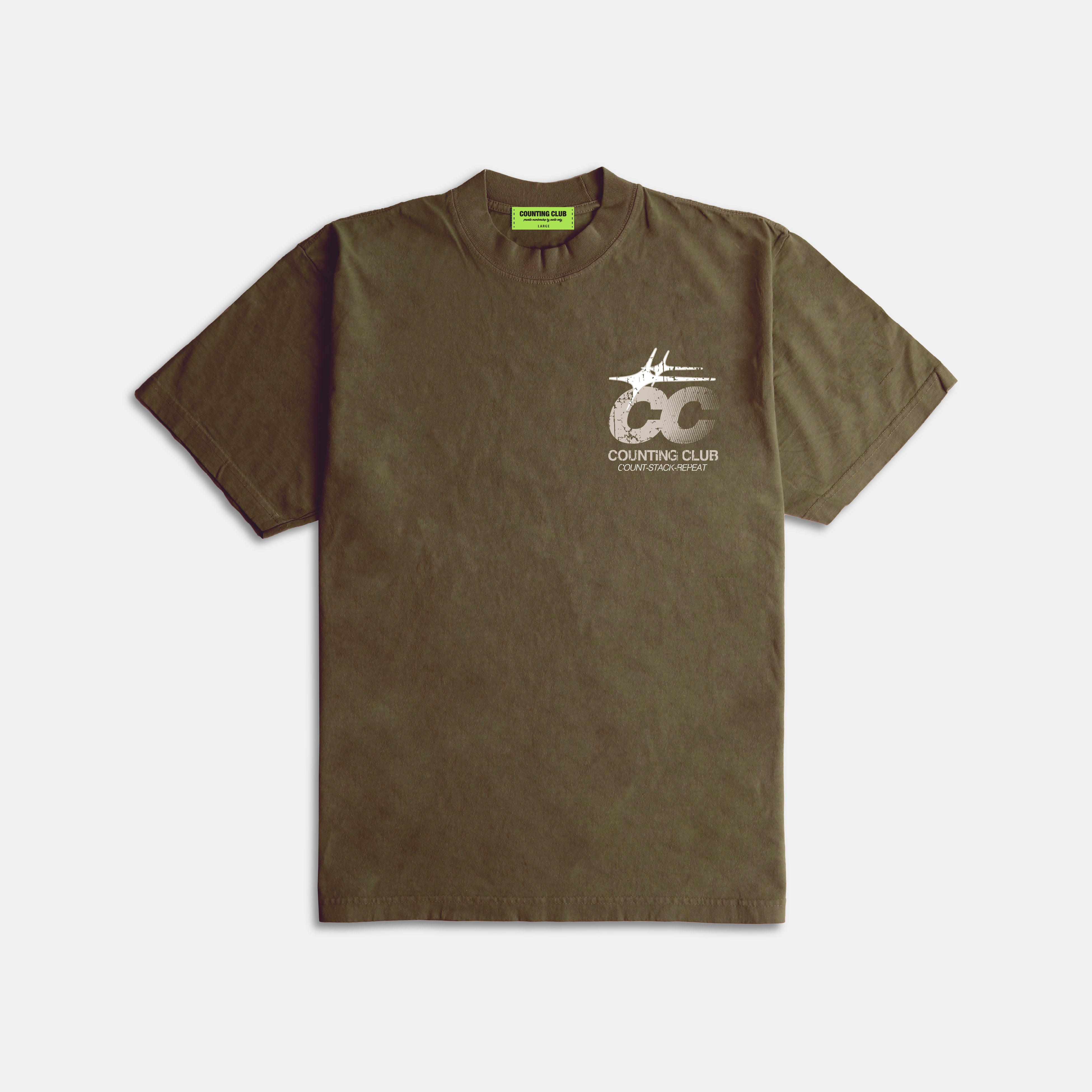 Shine On Ultra Heavyweight T-Shirt - Olive