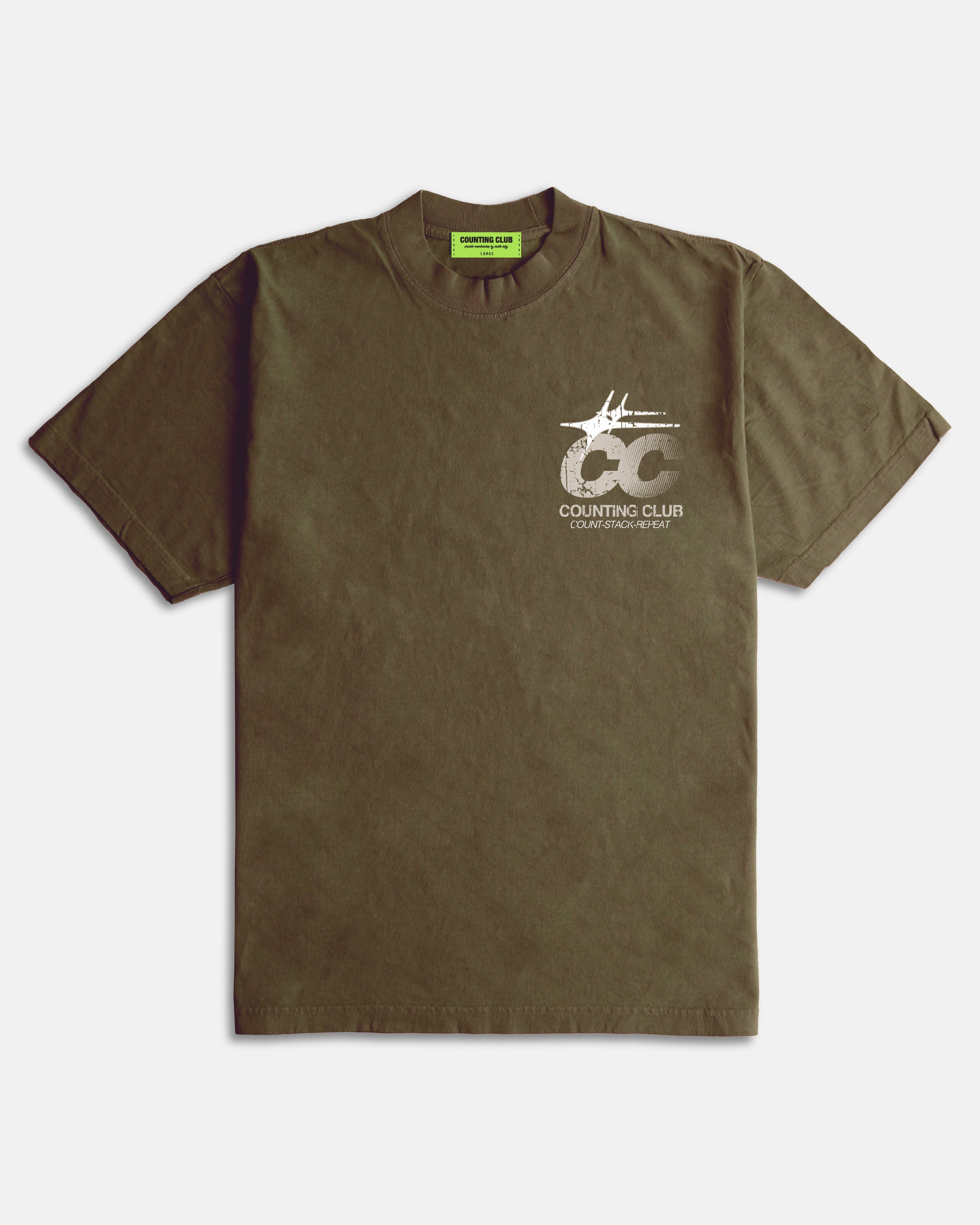 Shine On Ultra Heavyweight T-Shirt - Olive