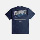 Turning Numbers Ultra Heavyweight T-shirt - Midnight Navy