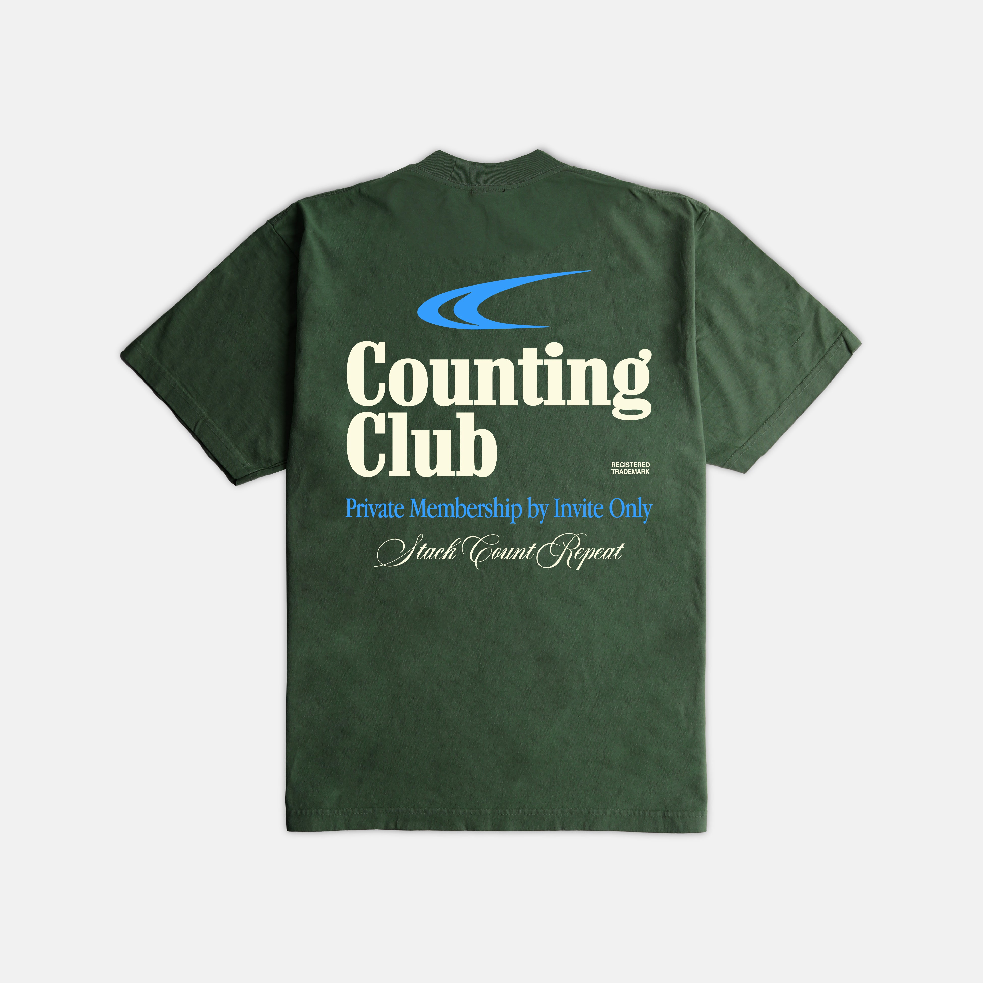 CC Members Ultra Heavyweight T-shirt - Moss – Outrank Brand