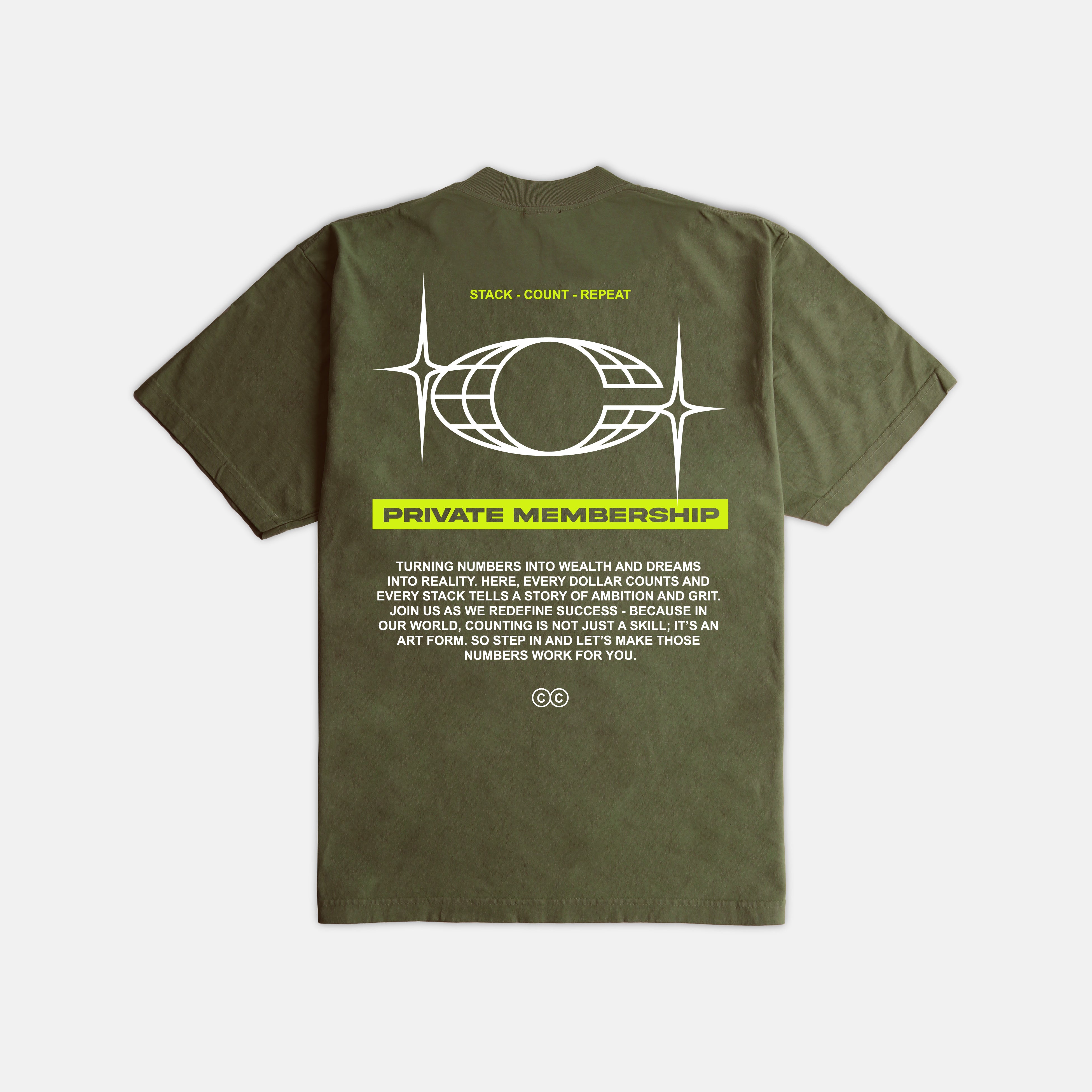 Worldwide Ultra Heavyweight T-shirt - Olive