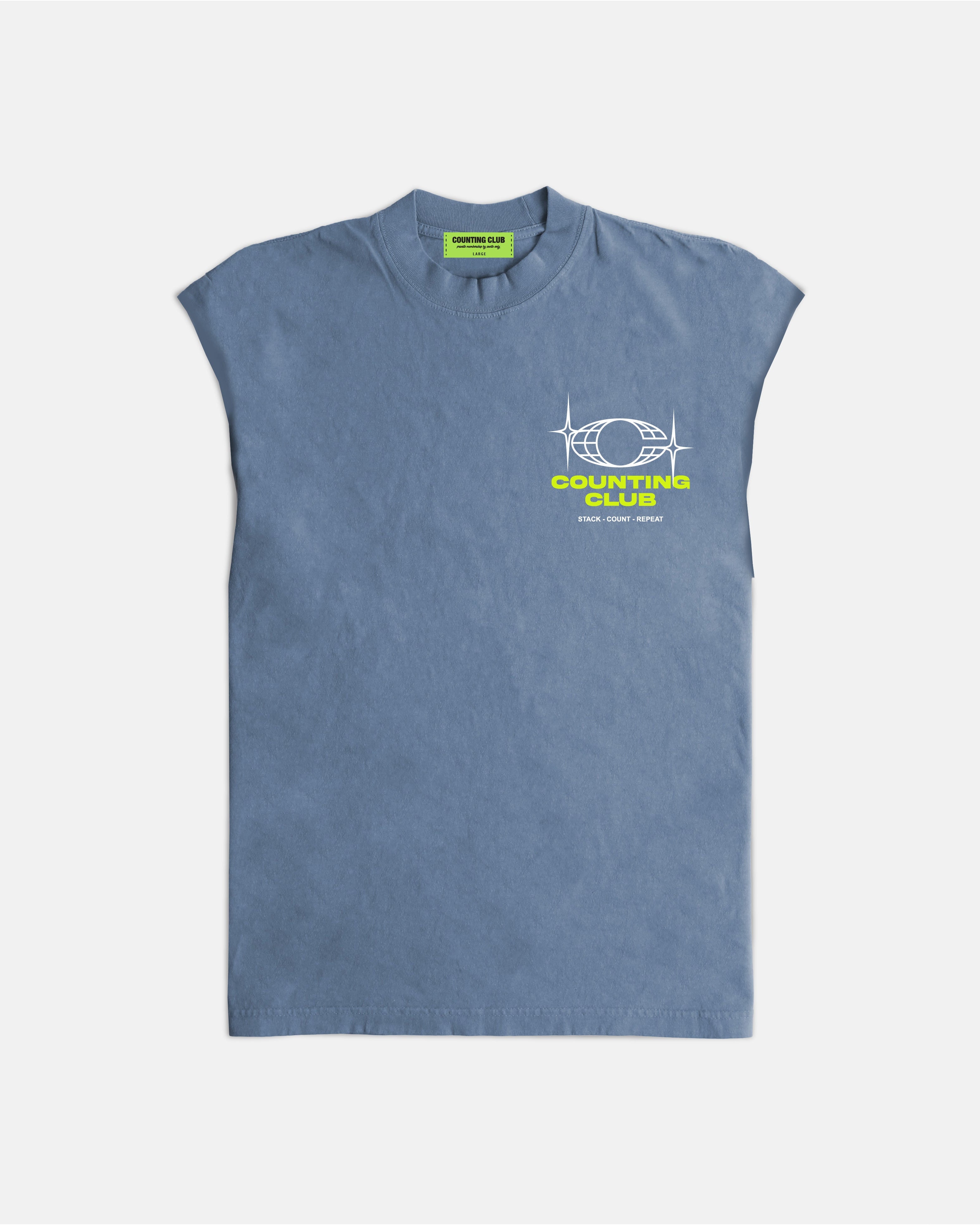Worldwide Ultra Heavyweight Sleeveless - WASHED DENIM