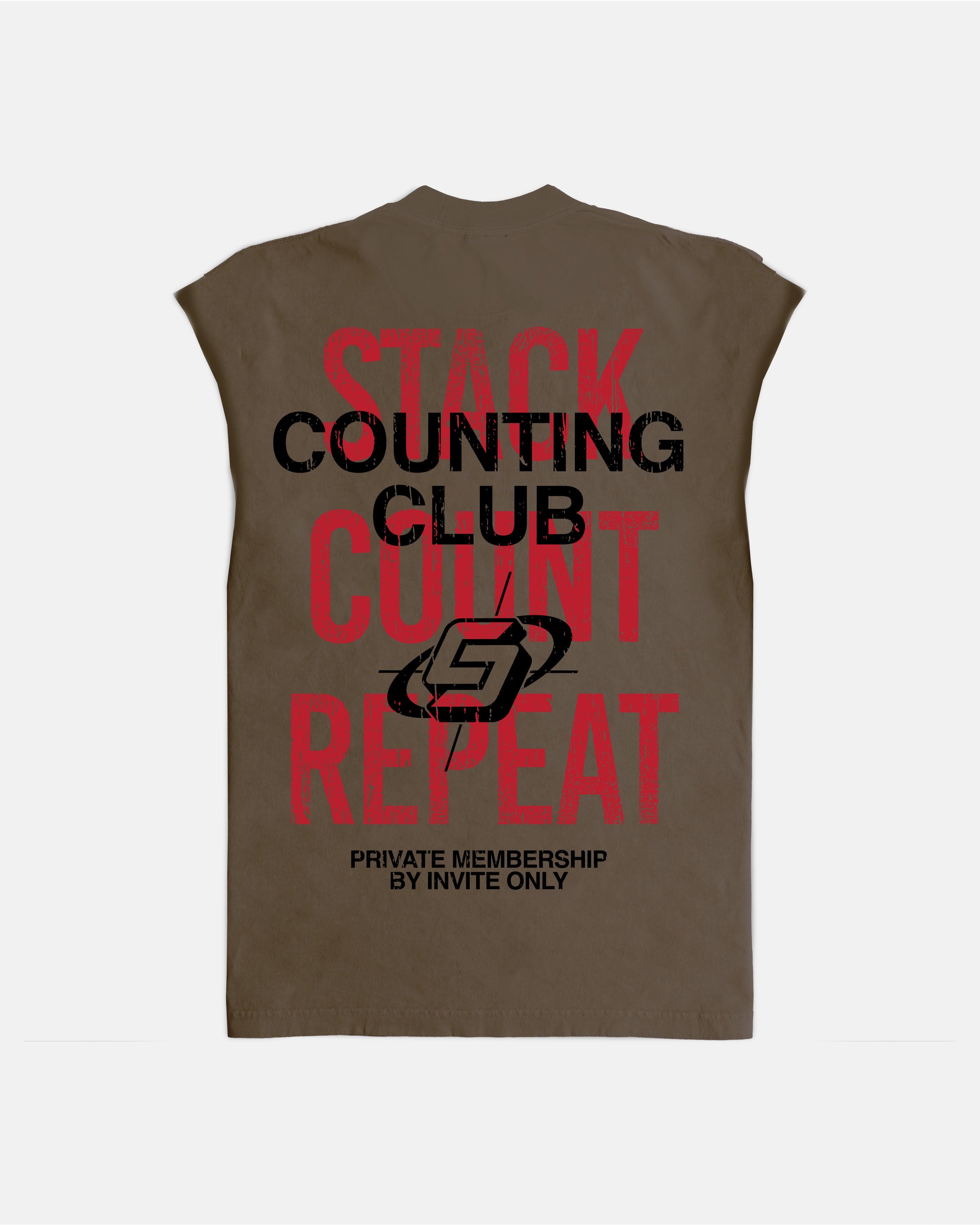 Stack and Count Ultra Heavyweight Sleeveless - MOCHA