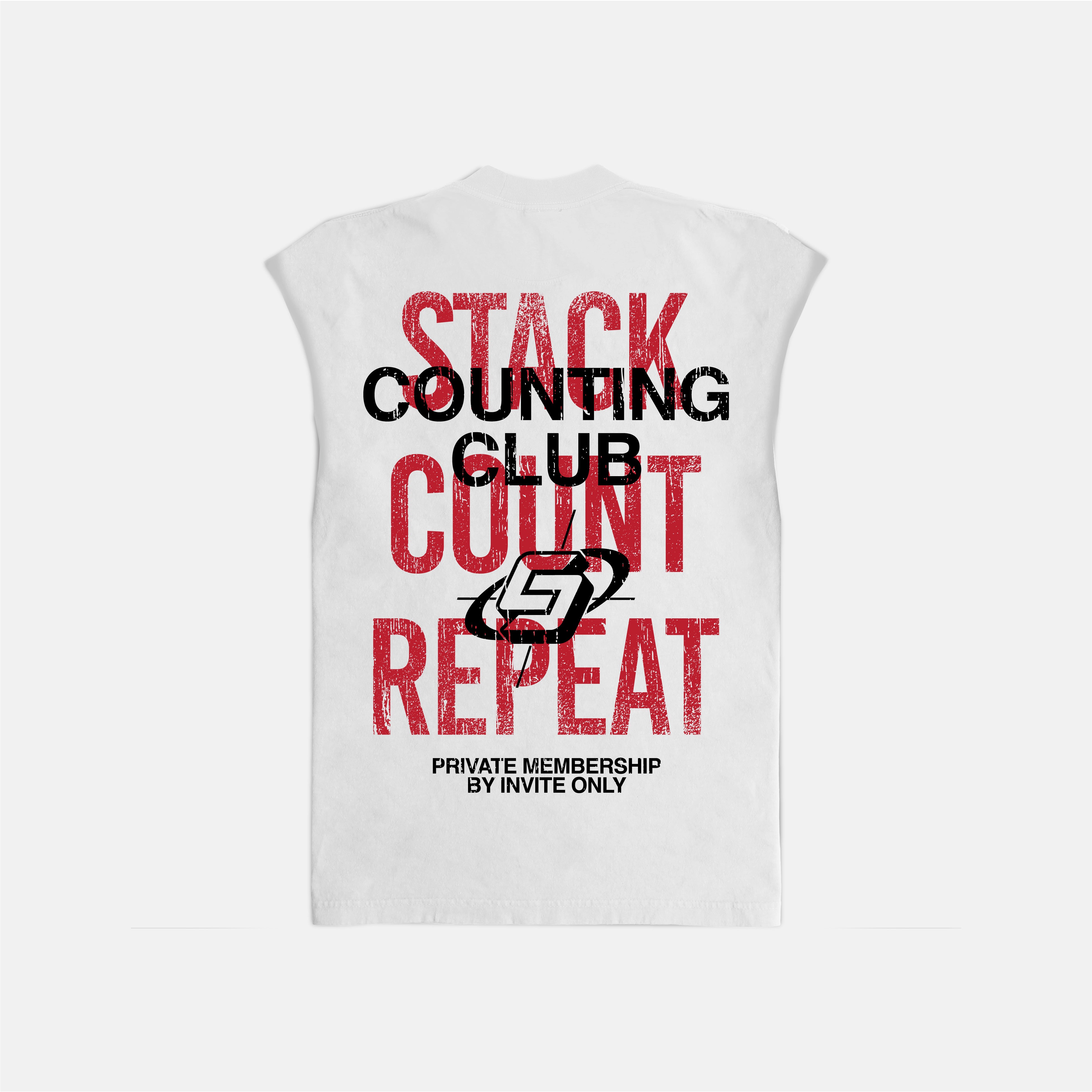 Stack and Count Ultra Heavyweight Sleeveless - WHITE