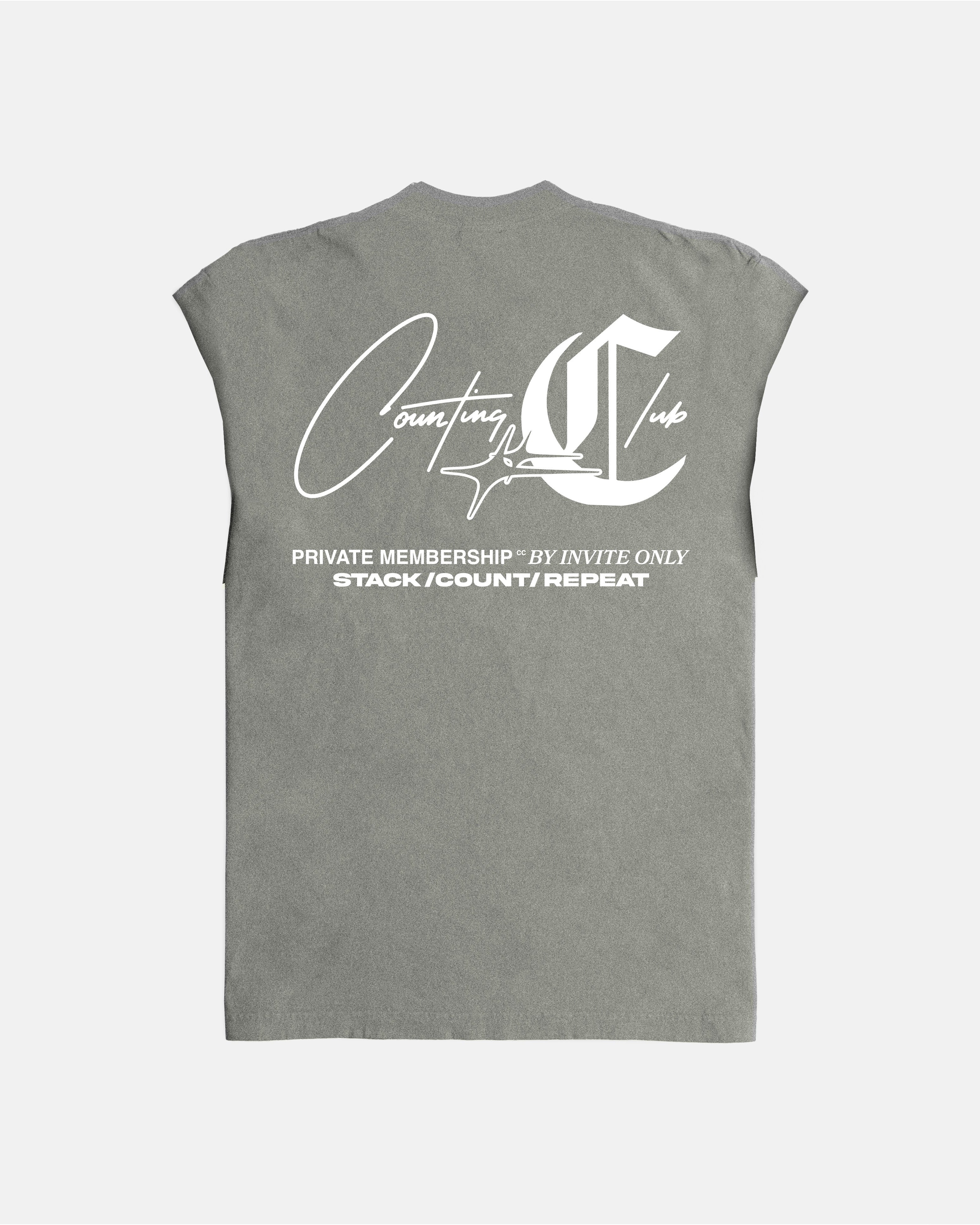Invite Only Ultra Heavyweight Sleeveless - CEMENT