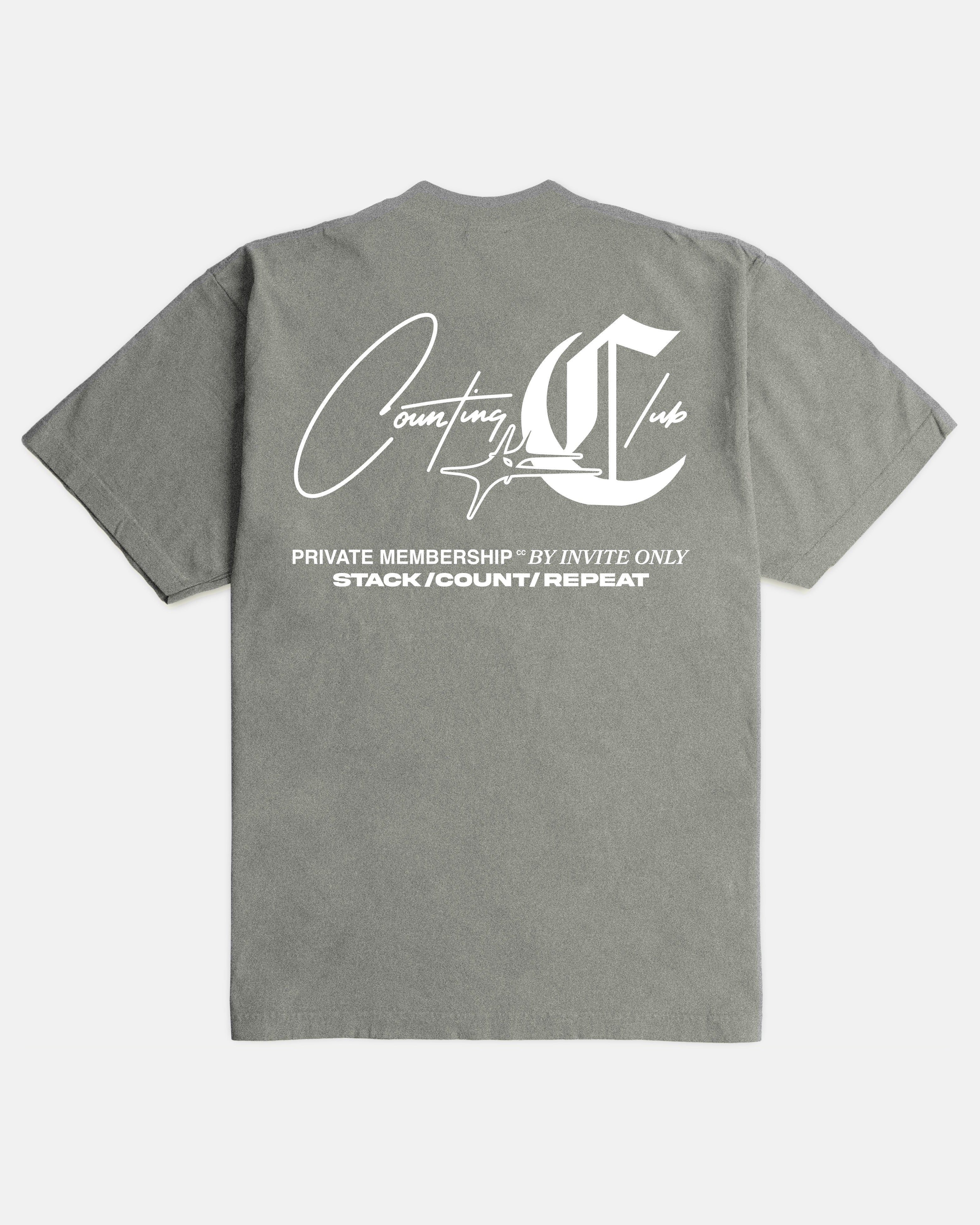 Invite Only Ultra Heavyweight T-shirt - Cement