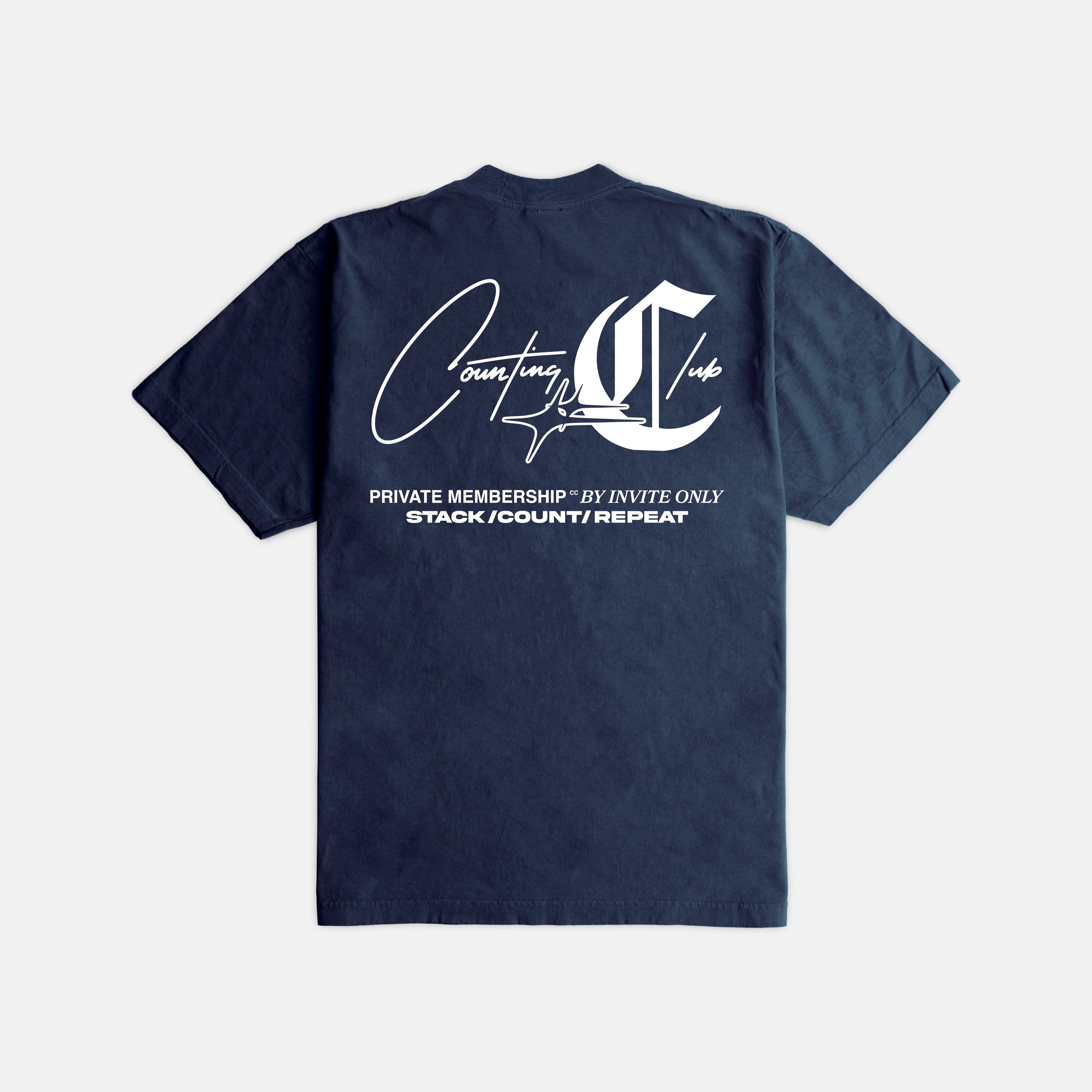 Invite Only Ultra Heavyweight T-shirt - NAVY