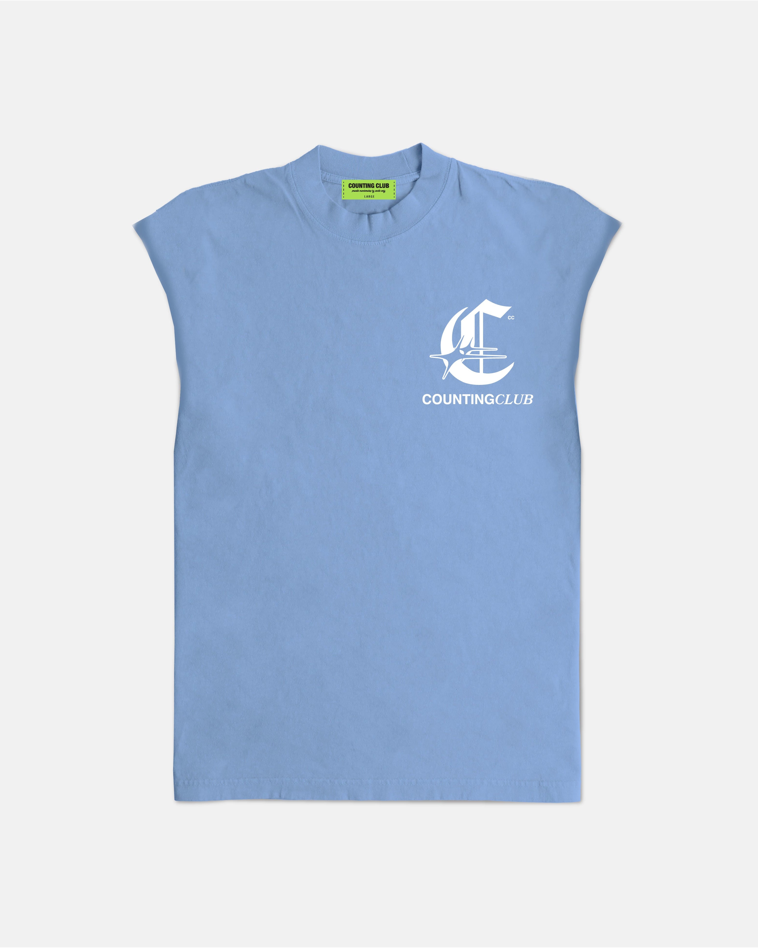Invite Only Ultra Heavyweight Sleeveless - SKY BLUE