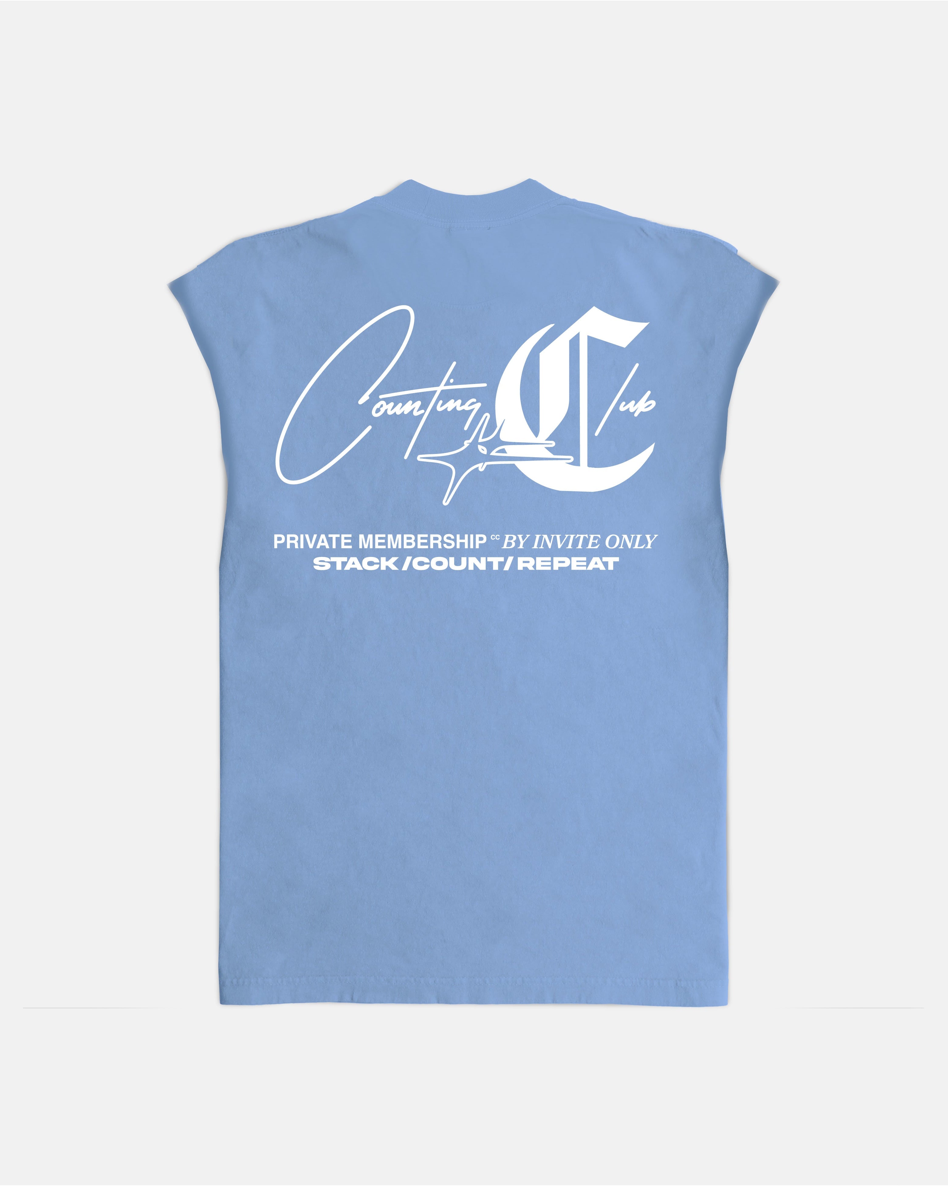 Invite Only Ultra Heavyweight Sleeveless - SKY BLUE