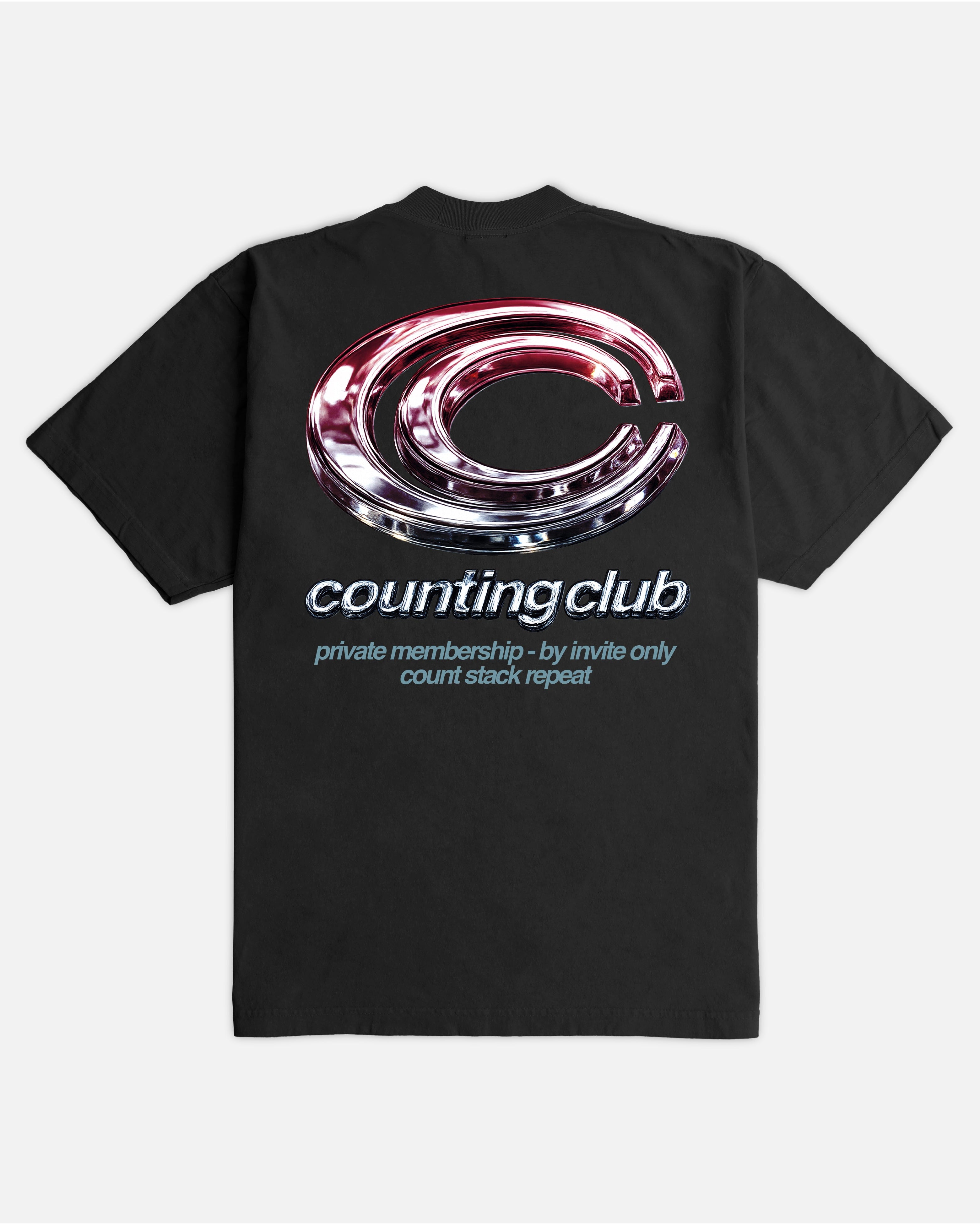 Private Membership Ultra Heavyweight T-shirt - Black
