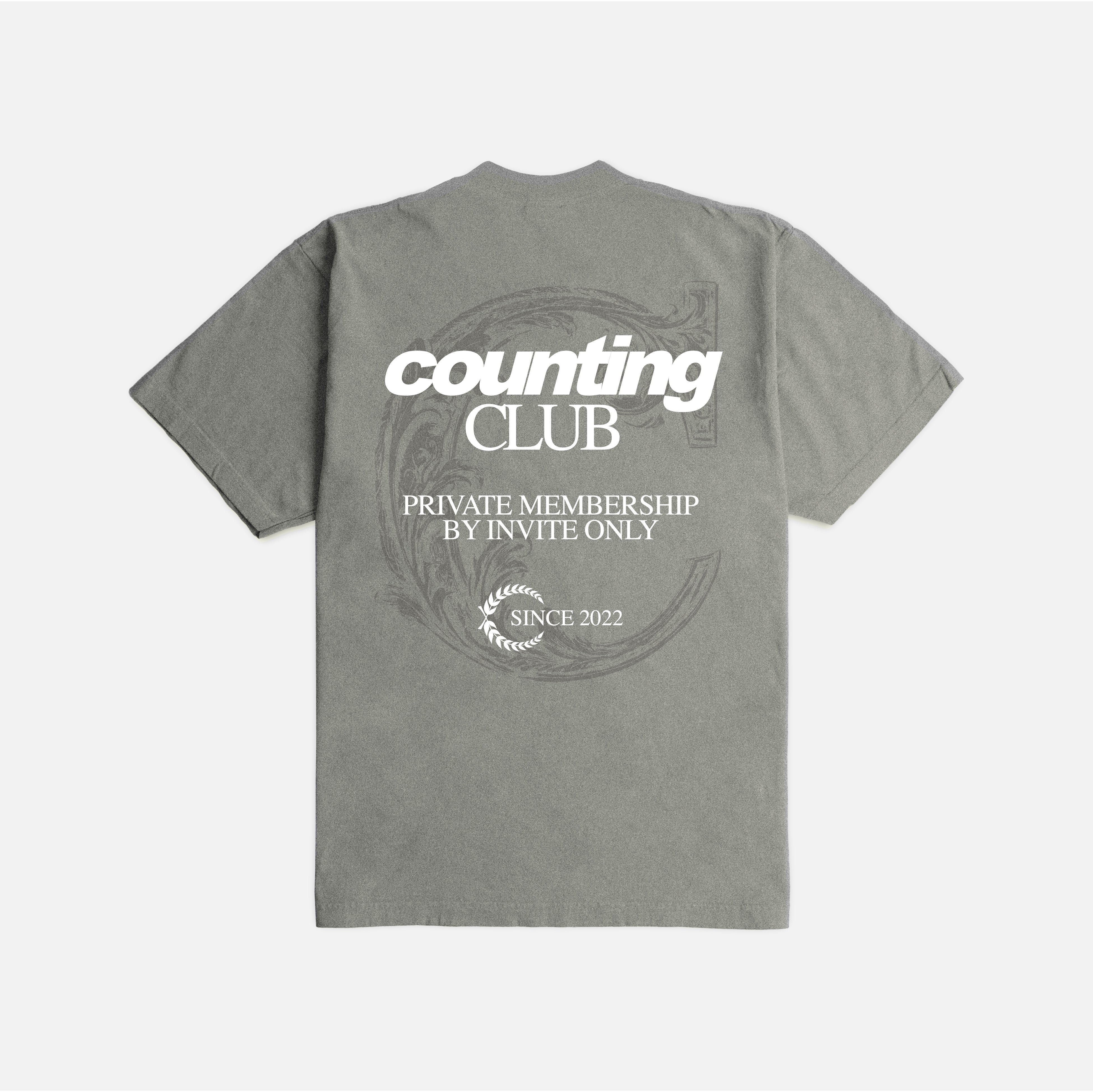 Exclusive Membership Ultra Heavyweight T-shirt - Cement