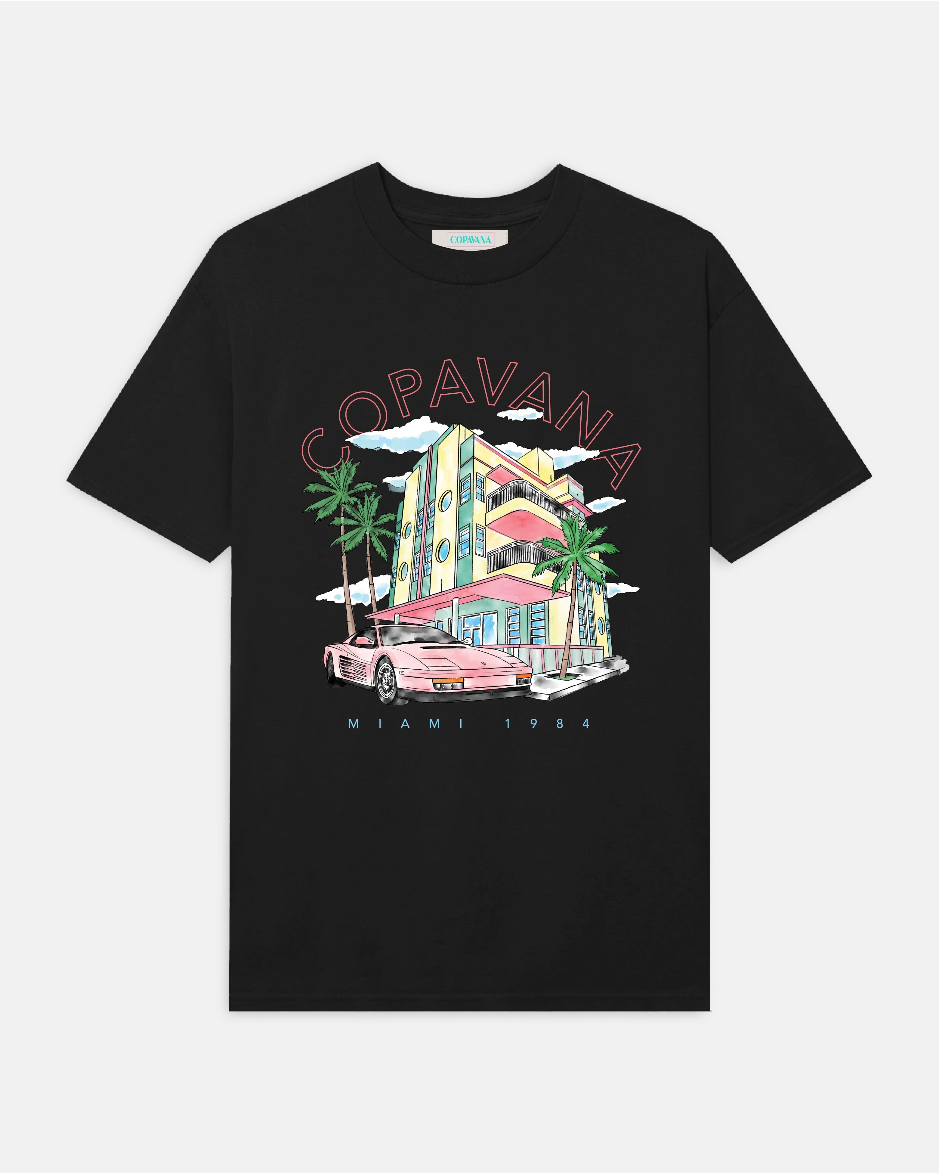 Miami T-Shirt - Pirate Black