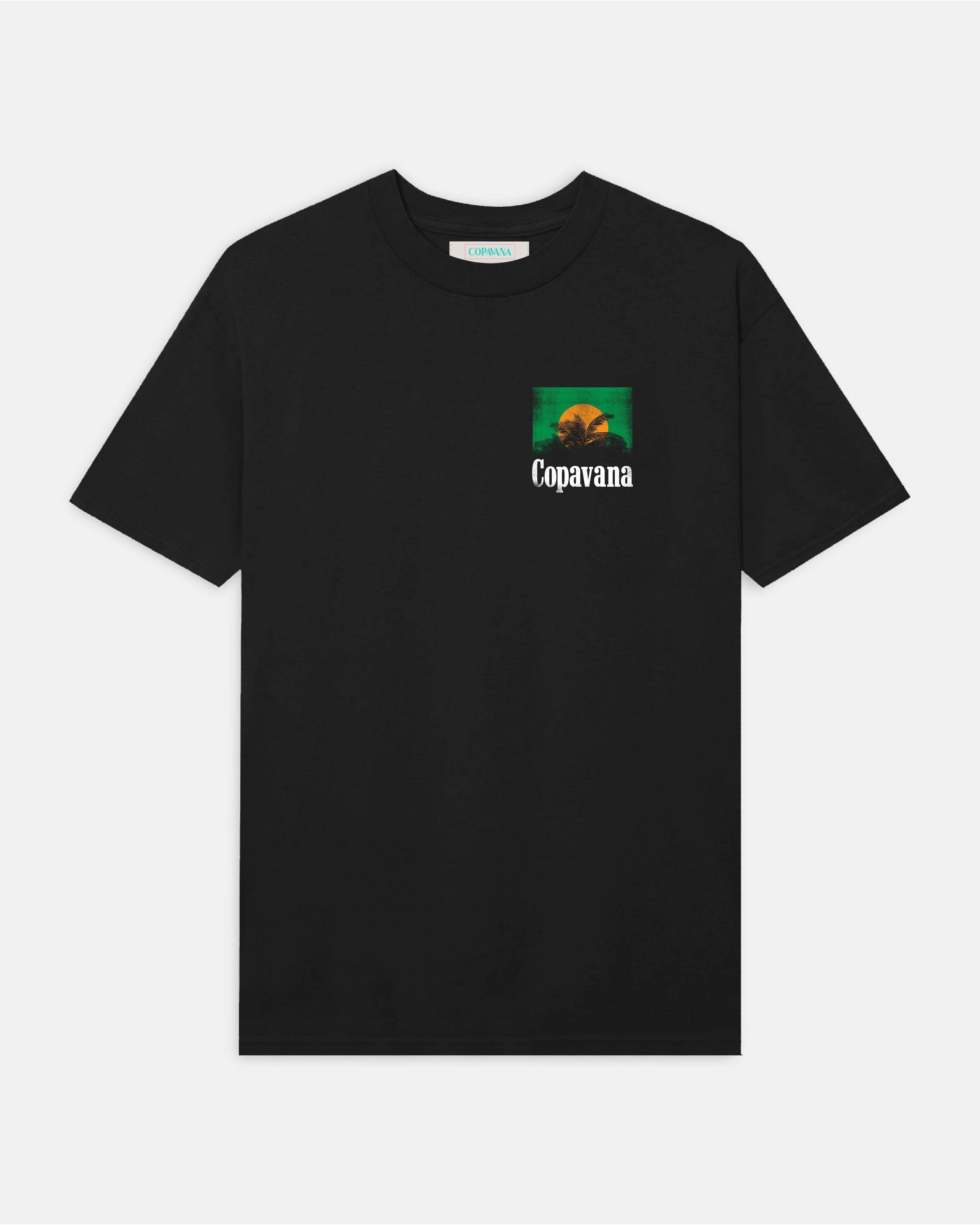 Sunset T-Shirt - Pirate Black