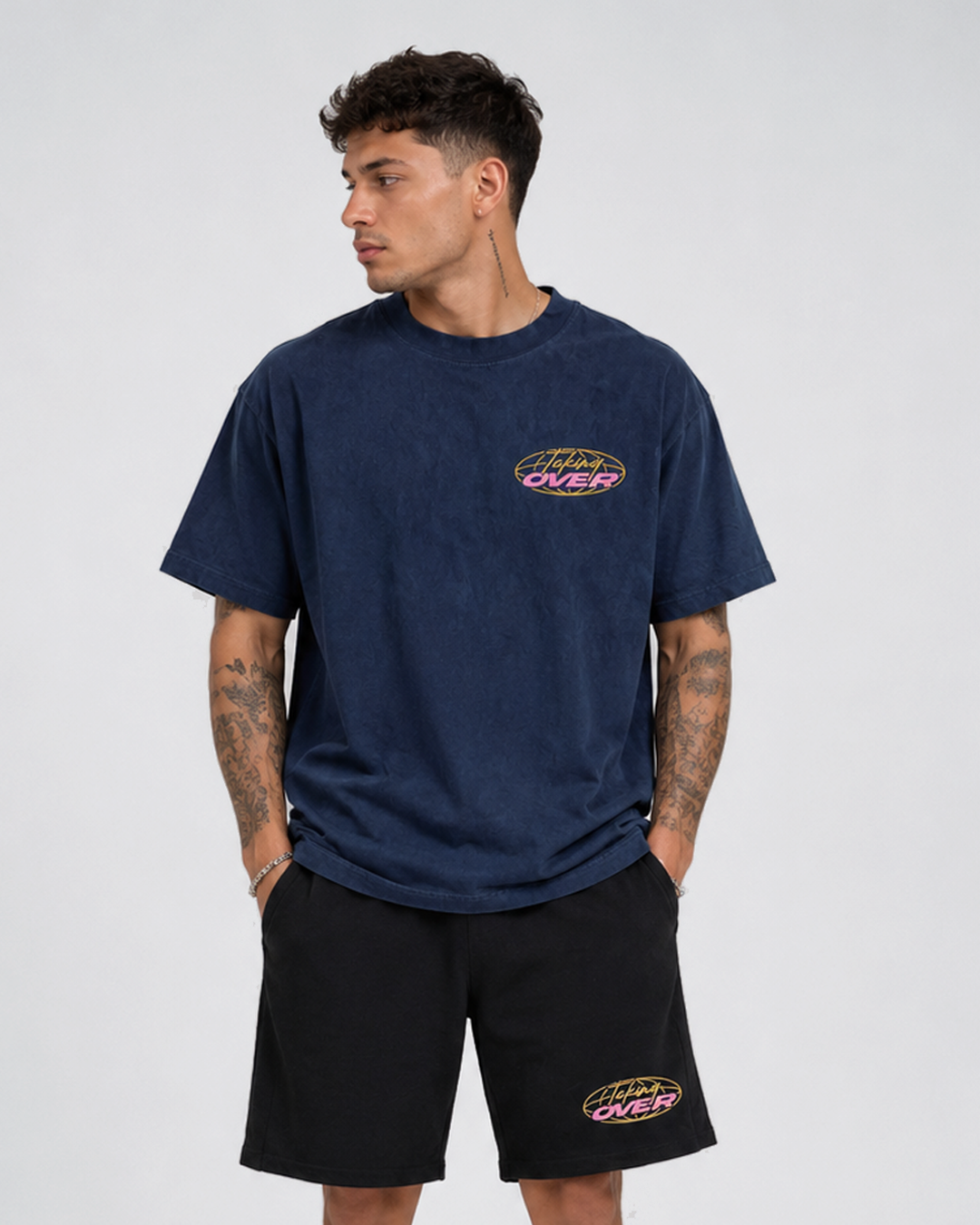 Taking Over Embroidered Ultra Heavyweight T-shirt