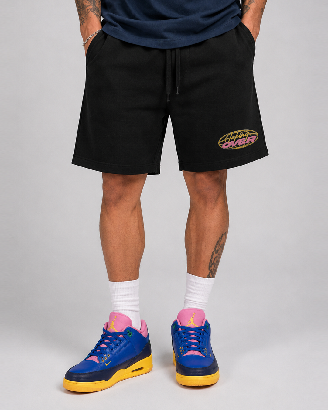 Taking Over Embroidered Short