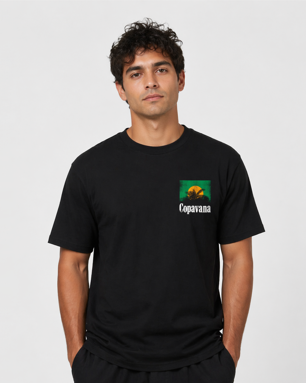 Sunset T-Shirt - Pirate Black