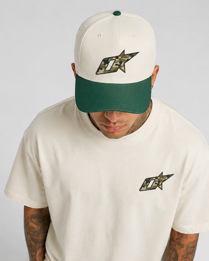 Camo O Star Embroidered Snapback