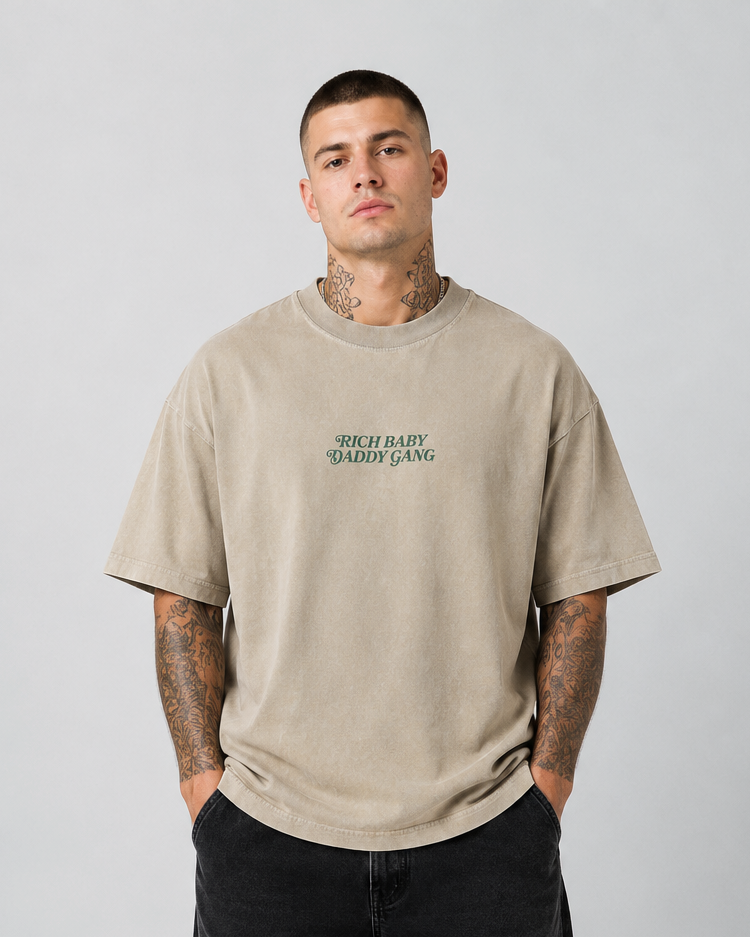 RBDG Premium Oversized T-shirt- Oatmeal