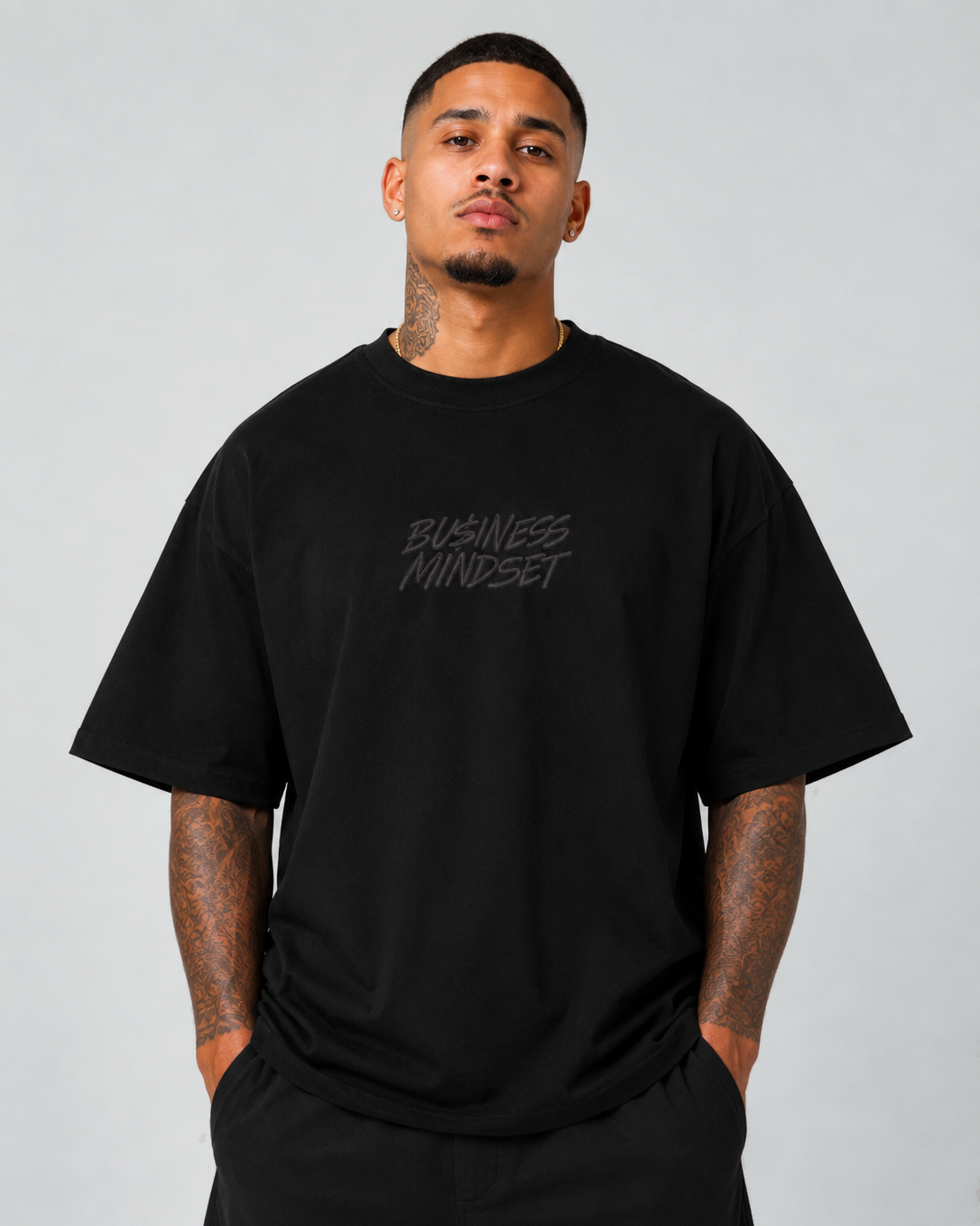 Business Mindset Embroidered Ultra Heavyweight T-shirt