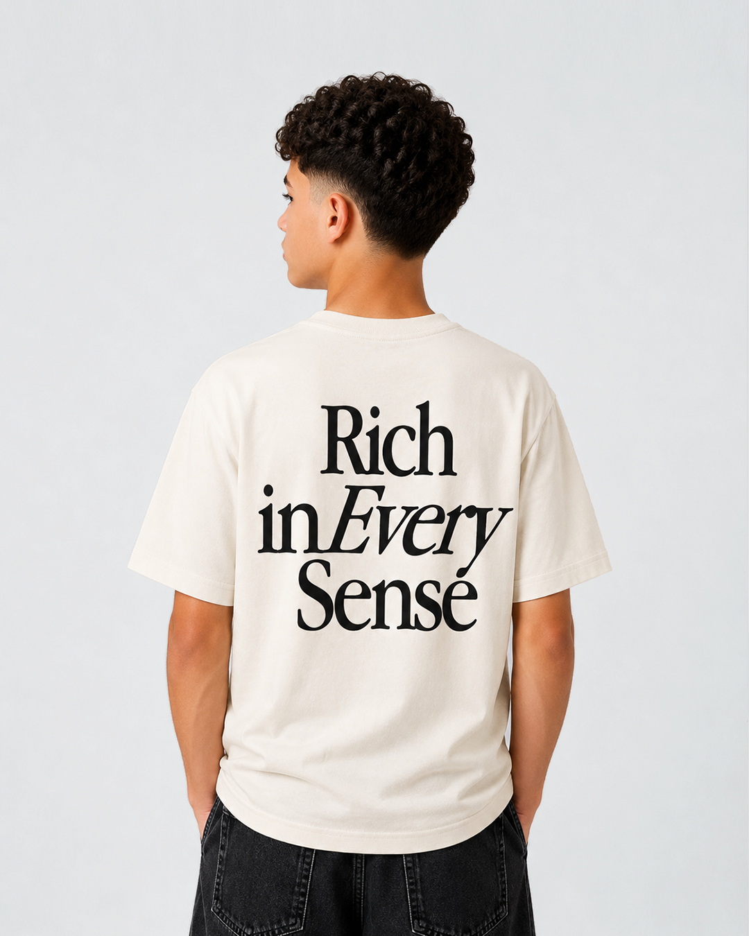 Born Rich Youth T-shirt - Natural