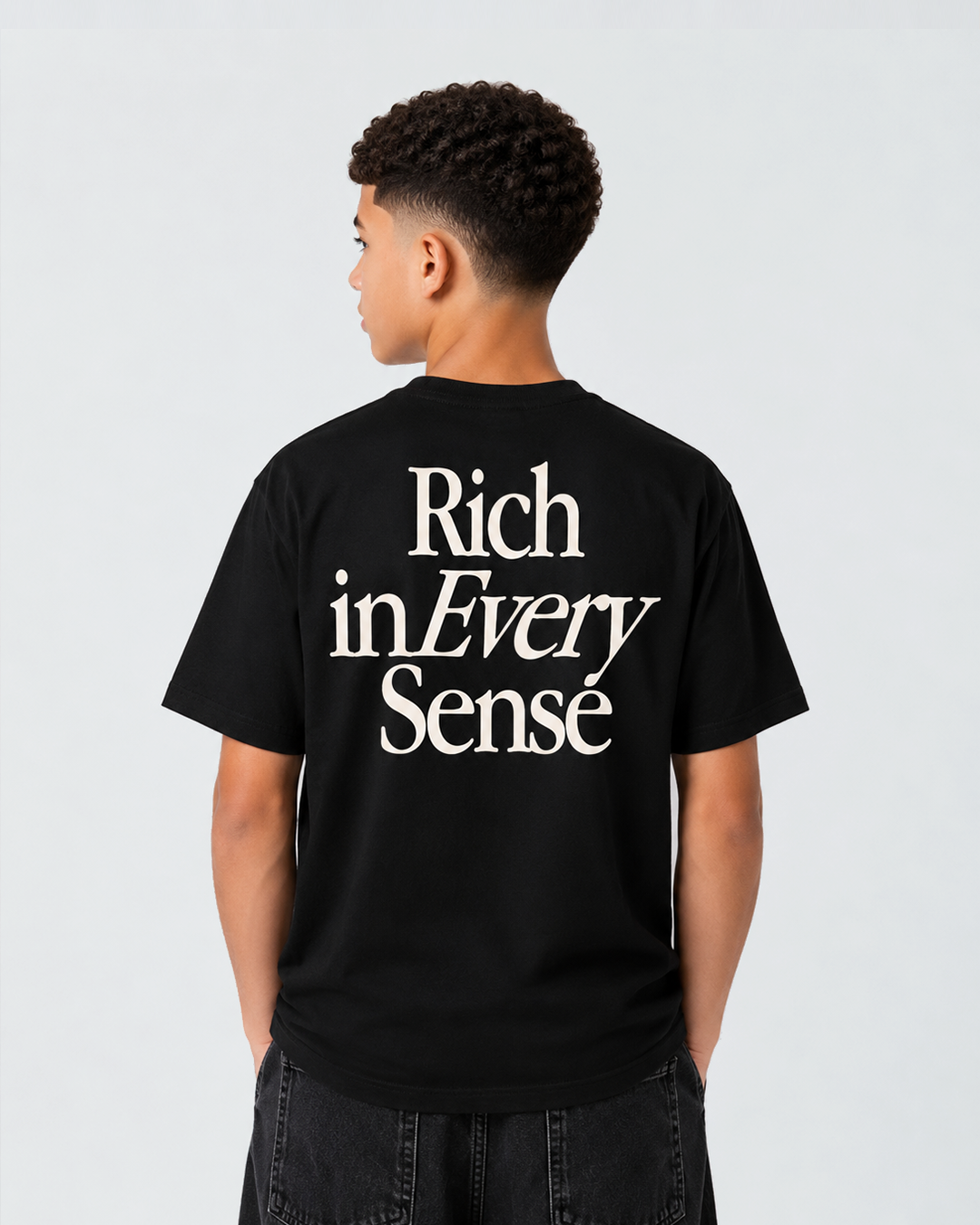 Born Rich Youth T-shirt - Black