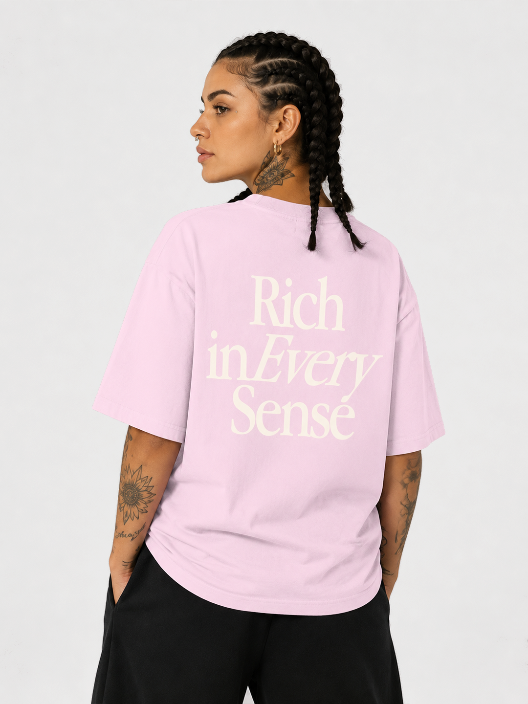 Rich Mom Ultra Heavyweight T-Shirt - Powder Pink