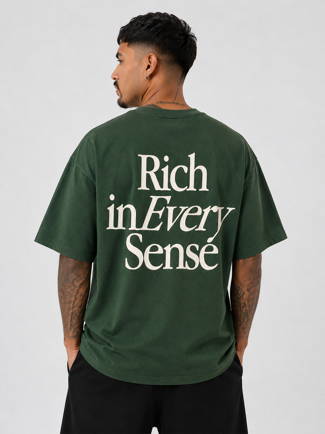 Rich Dad Ultra Heavyweight T-Shirt - Moss