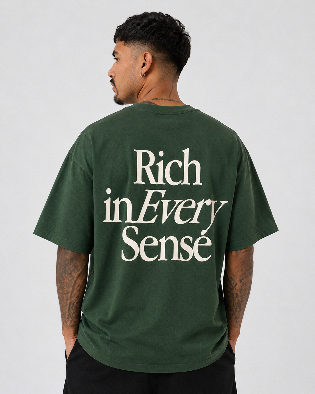 Rich Dad Ultra Heavyweight T-Shirt - Moss