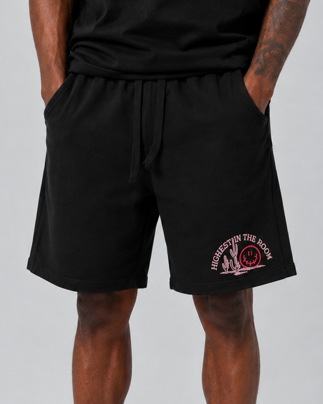 Highest In The Room Embroidered Short