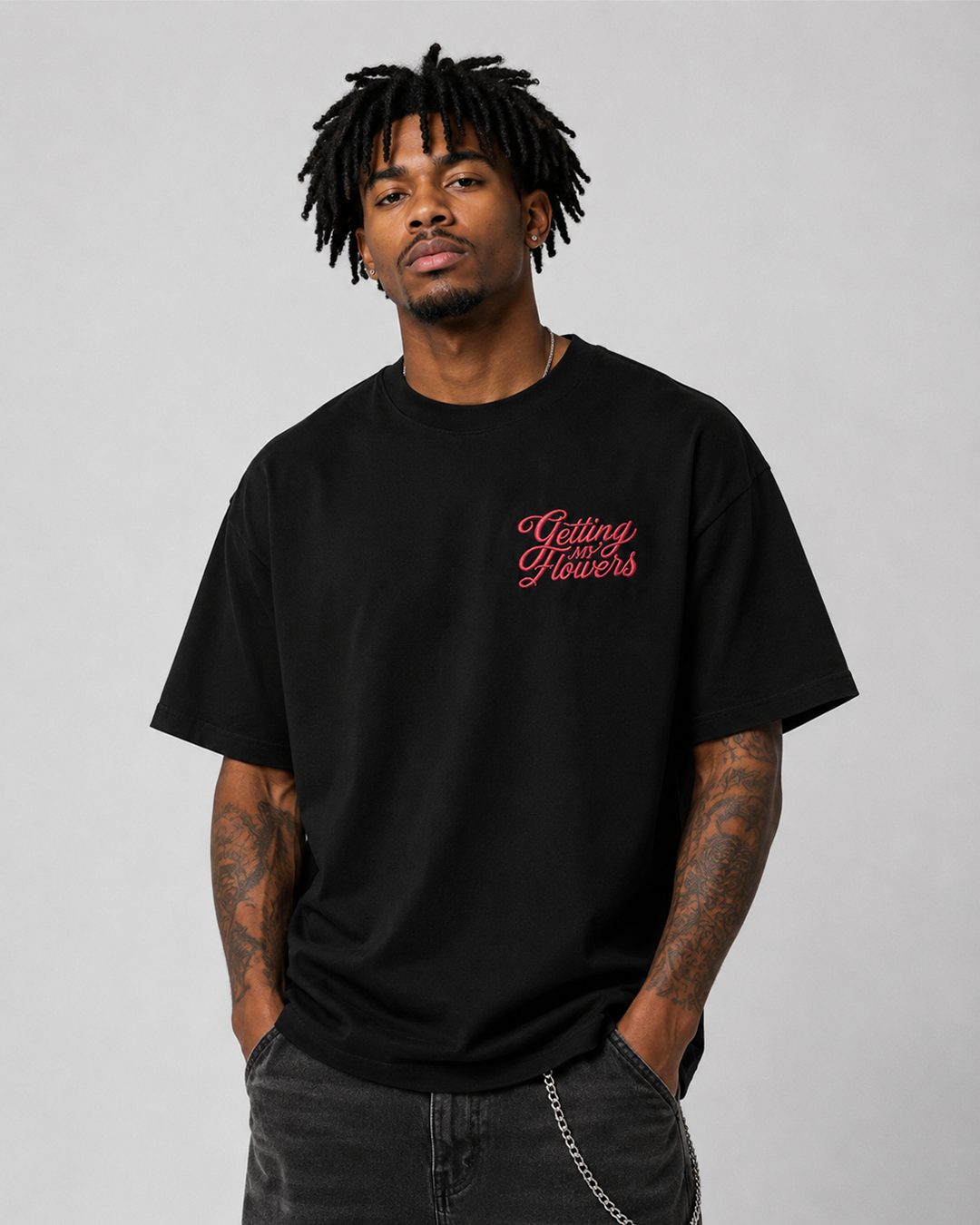 Getting My Flowers Embroidered Ultra Heavyweight T-shirt