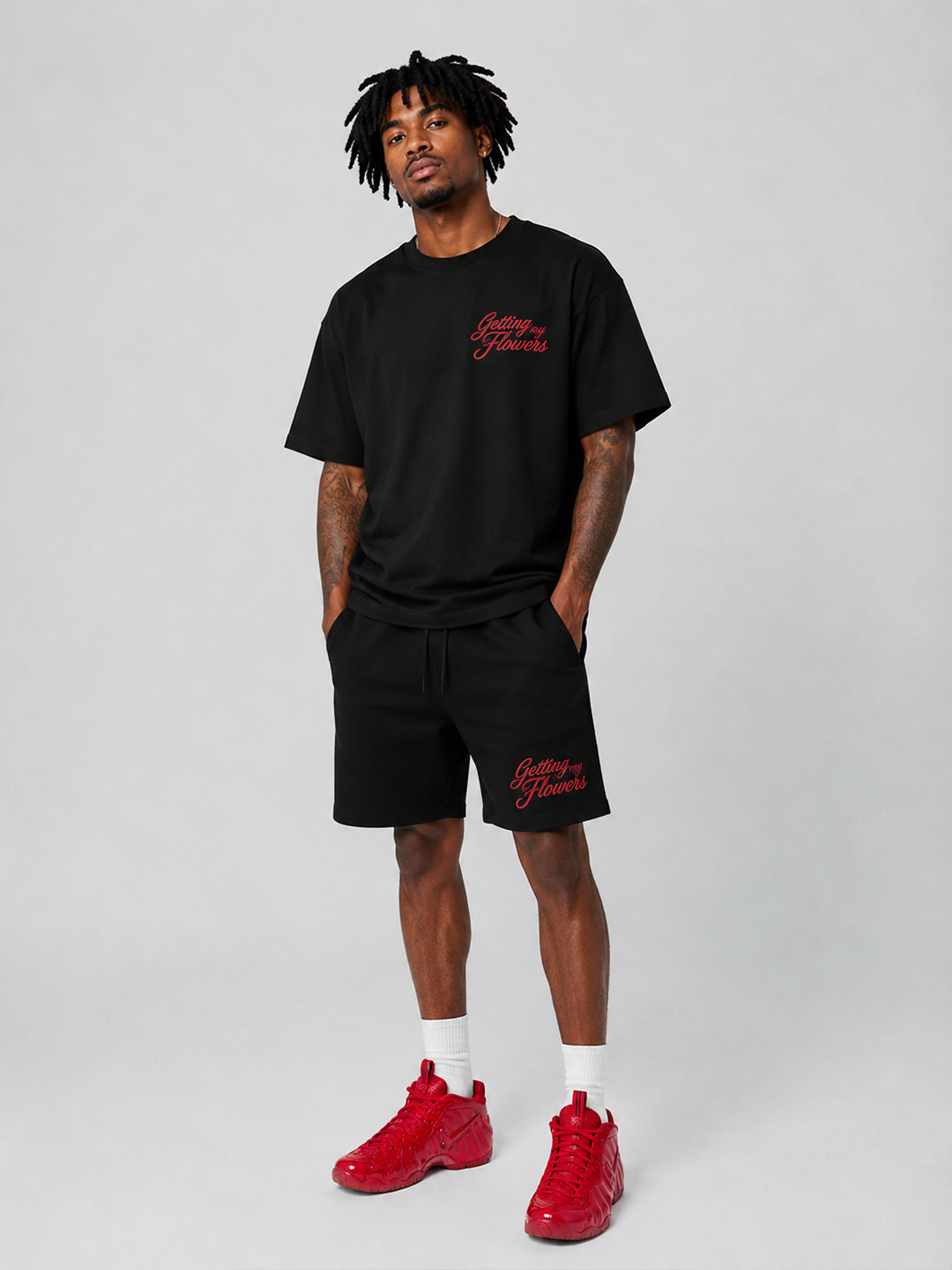 Getting My Flowers Embroidered Short
