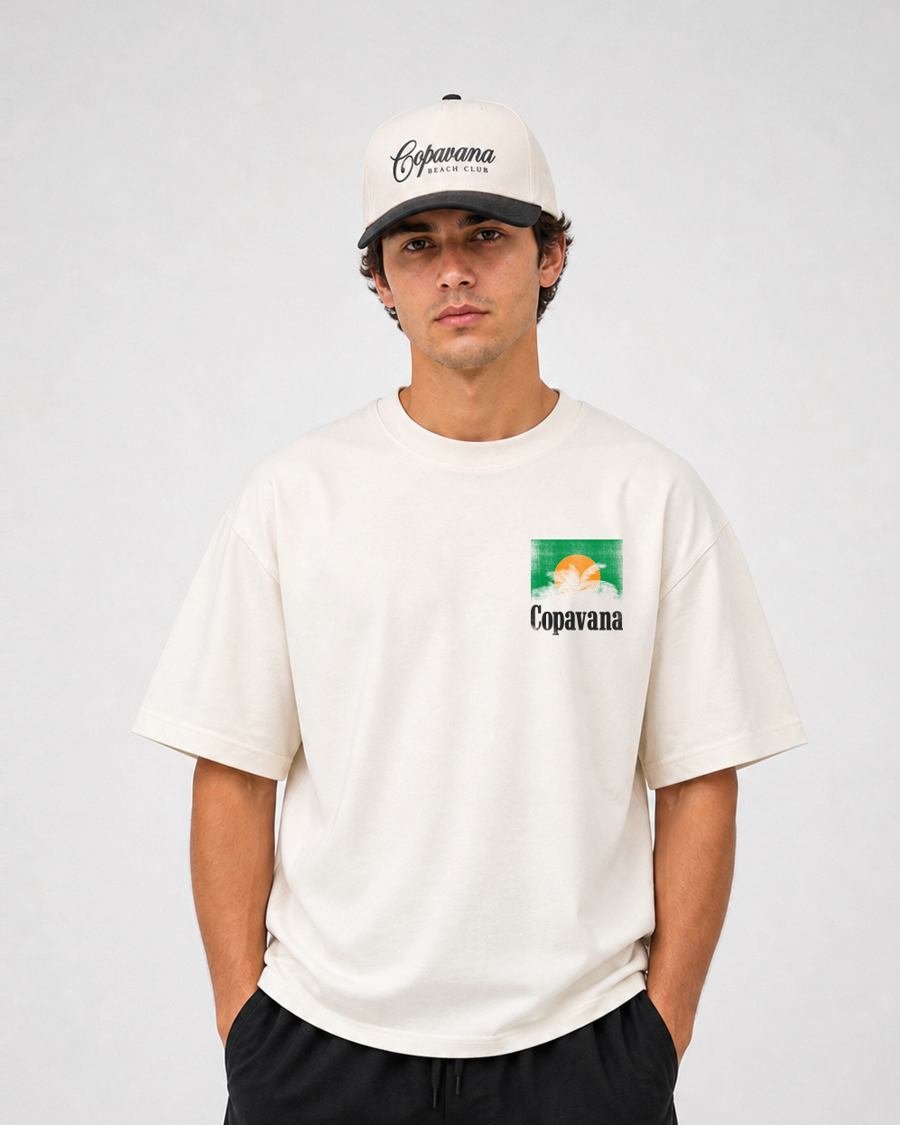 Monogram Beach Club Embroidered Snapback